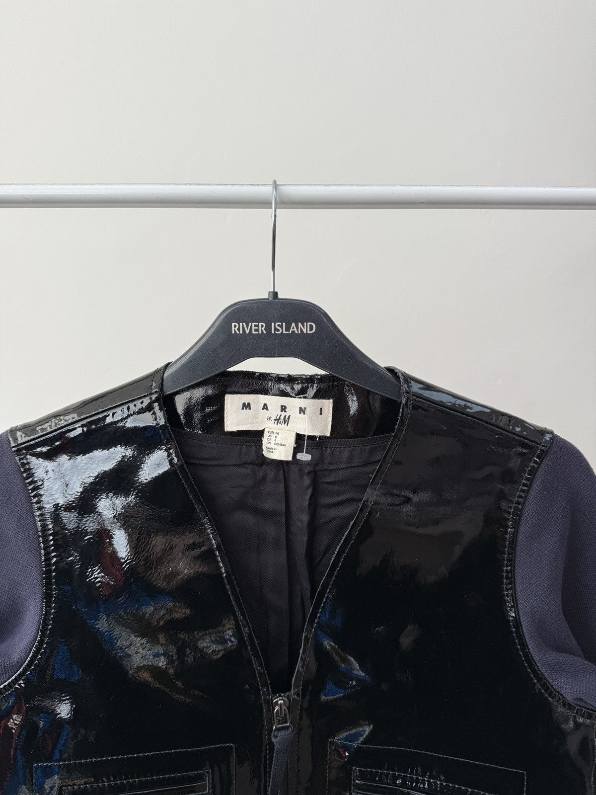 Marni Vintage Marni at H&M Leather Bomber Jacket Size XS / US 0-2 / IT 36-38 - 5 Thumbnail