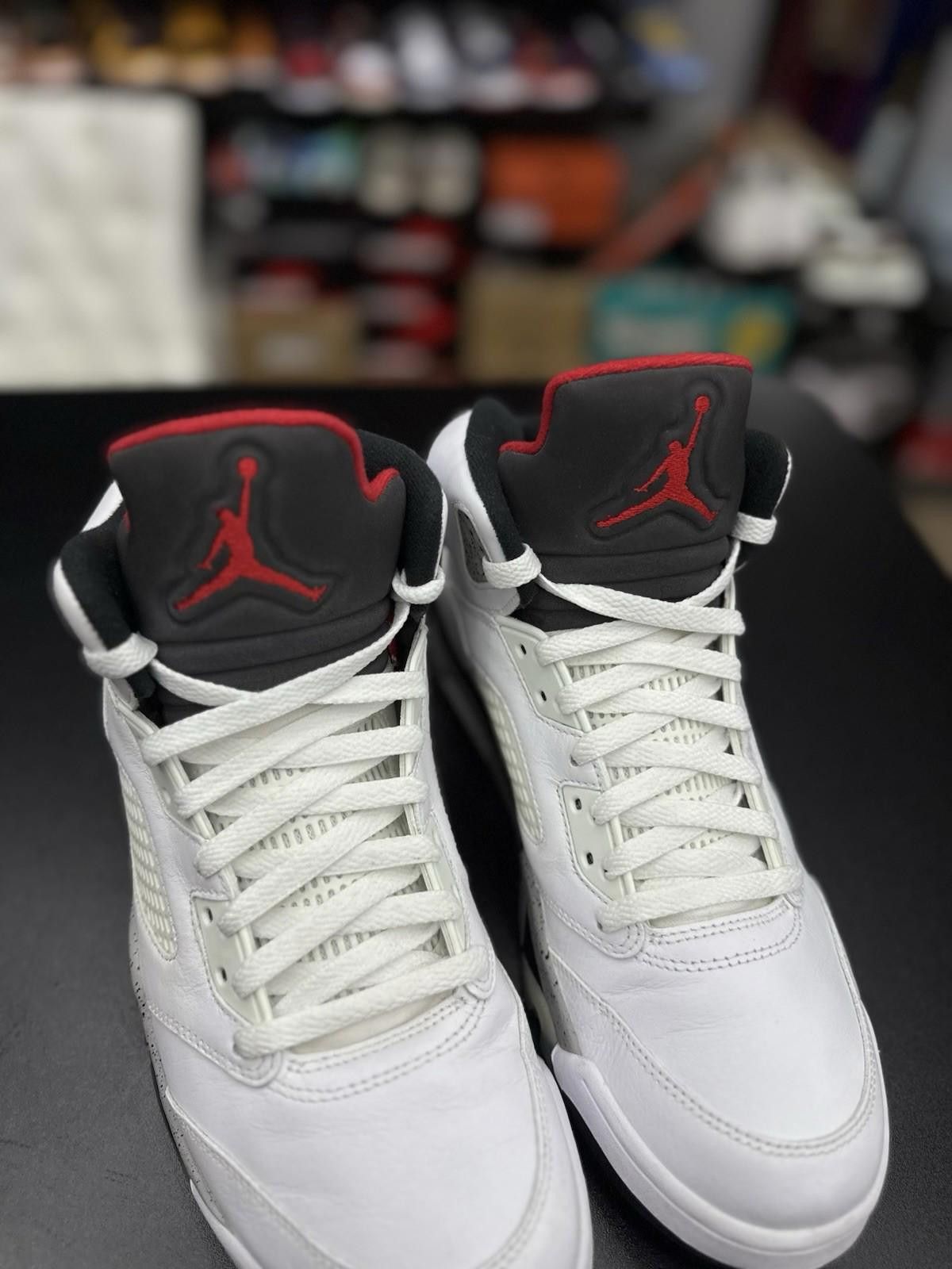 Jordan Brand Size 10.5 - Air Jordan 5 Retro White Cement (136027-104) Size US 10.5 / EU 43-44 - 6 Thumbnail