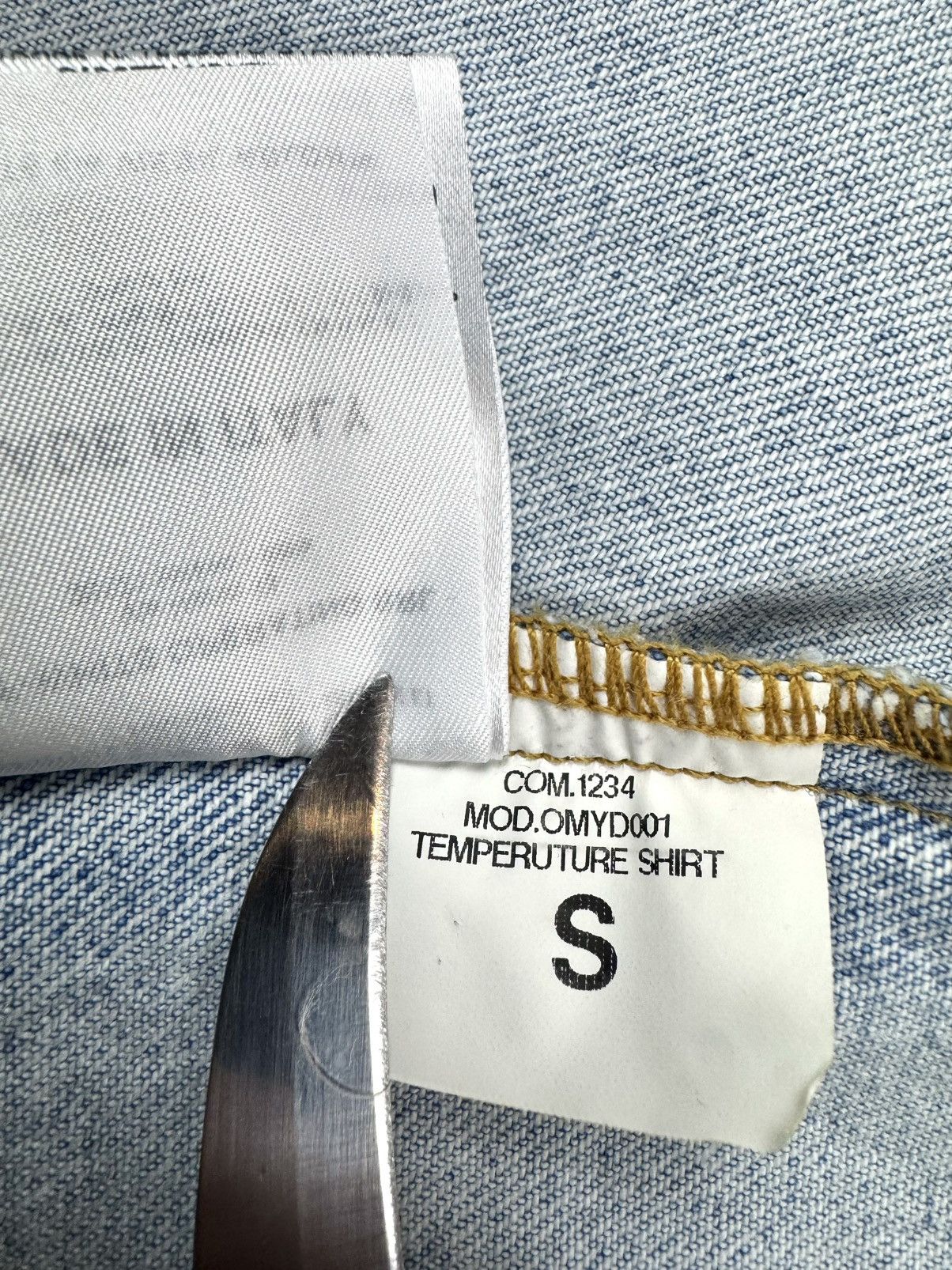 Off-White Off-White Temperature 2018 denim shirt jacket S Size US S / EU 44-46 / 1 - 20 Thumbnail