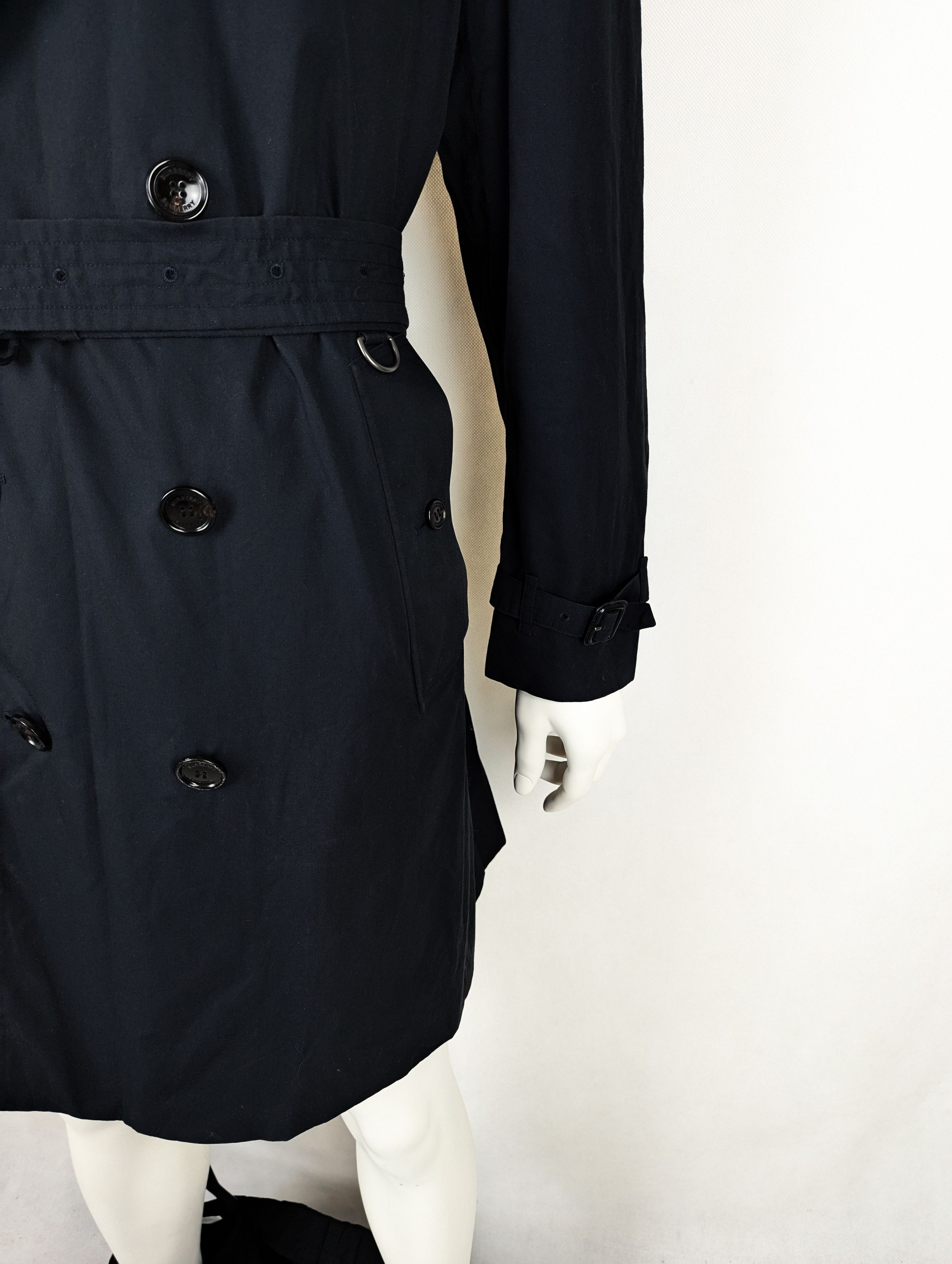 Burberry Burberry black nova check trench coat 54 L Size US L / EU 52-54 / 3 - 7 Thumbnail