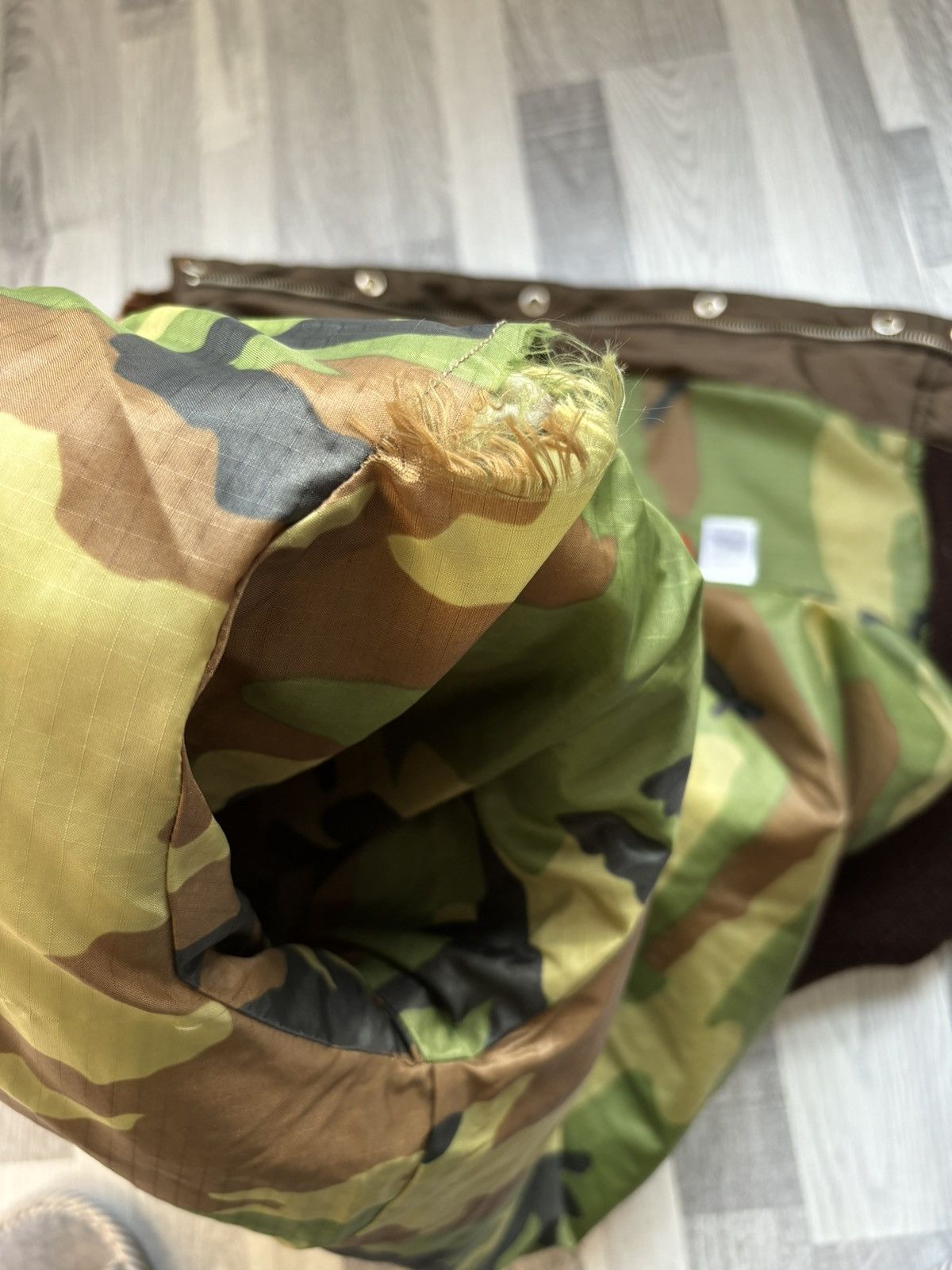 Monitaly Monitaly Brown Military Bomber Puffer Jacket Size US S / EU 44-46 / 1 - 7 Thumbnail
