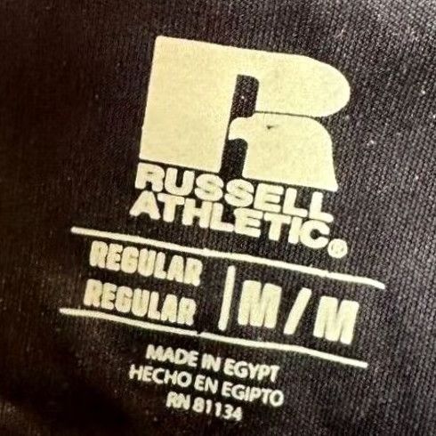Russell Athletic VINTAGE? No — Russell Athletic Hoodie Mens Medium Blue Graphic Print Sweatshirt NEW Size US M / EU 48-50 / 2 - 5 Thumbnail