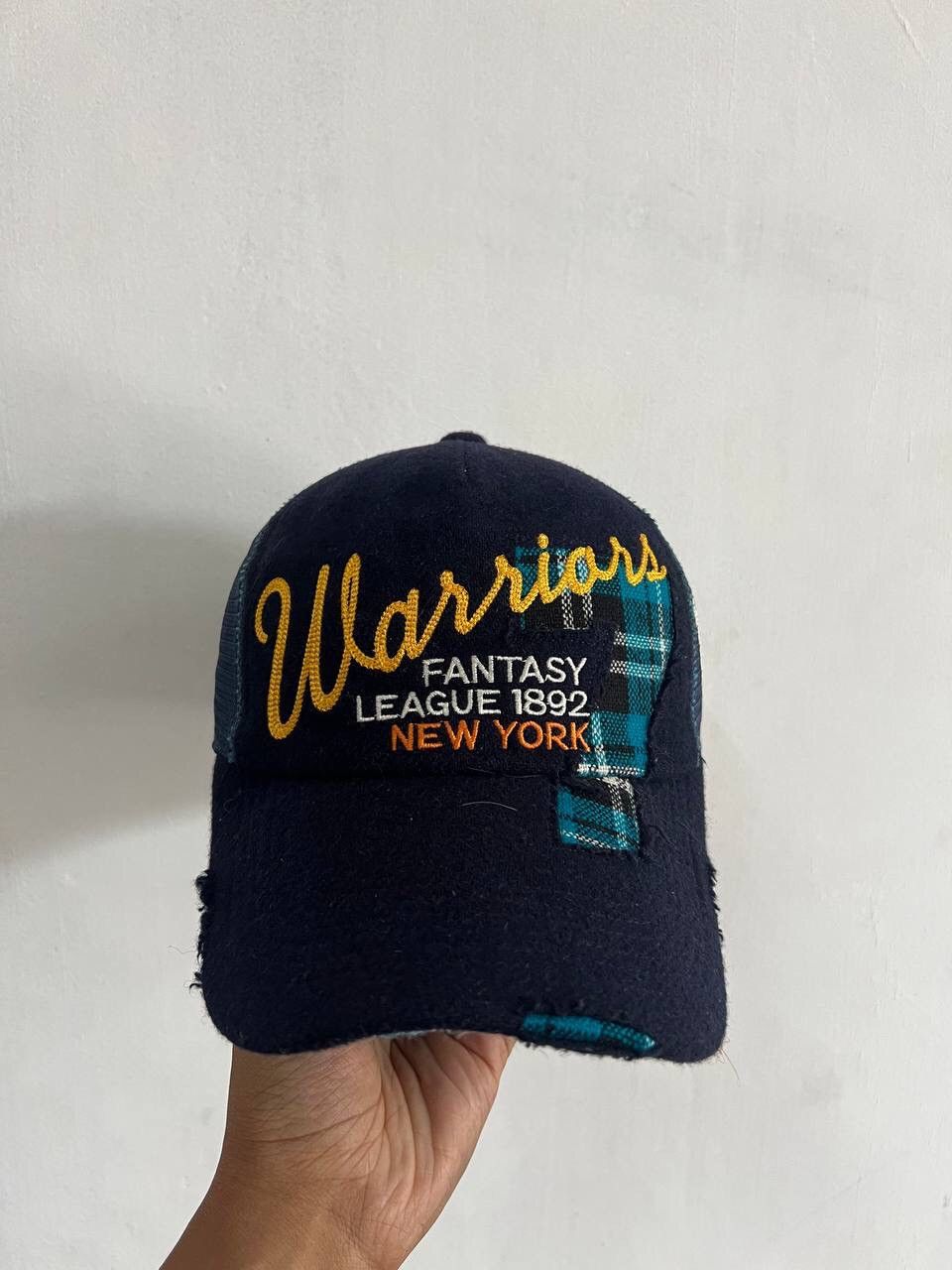 Hat Club Back Number Warrior Striped New York Trucker Hat Size ONE SIZE - 2 Thumbnail
