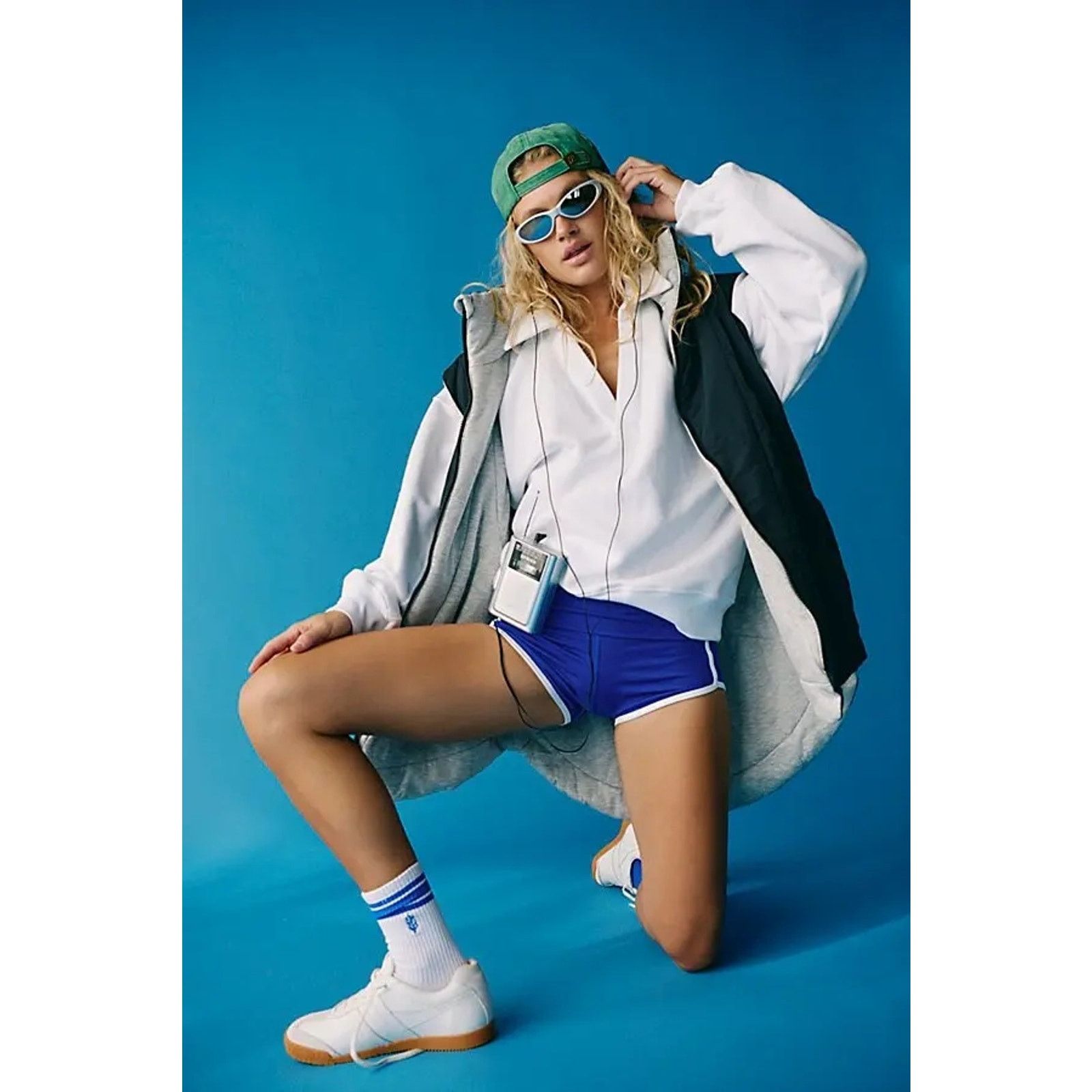 Free People New FP MOVEMENT Island Time Shorts $48 XS Sapphire Skies Size 26" / US 2 / IT 38 - 1 Thumbnail