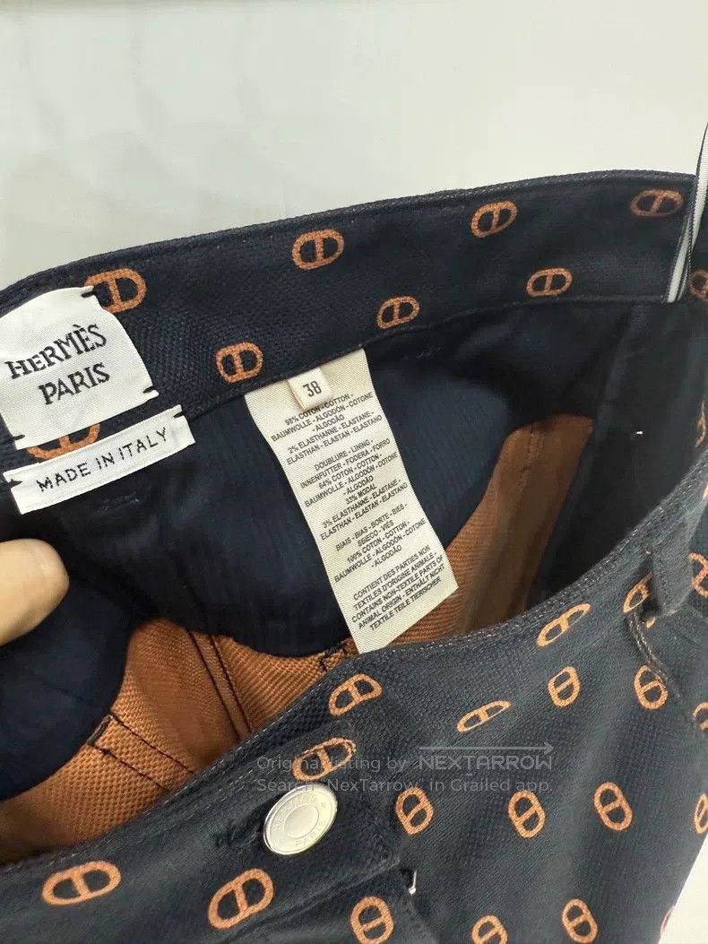 Hermes Hermes Pig Nose Denim Shorts Size 25" / US 0 / IT 36 - 3 Thumbnail