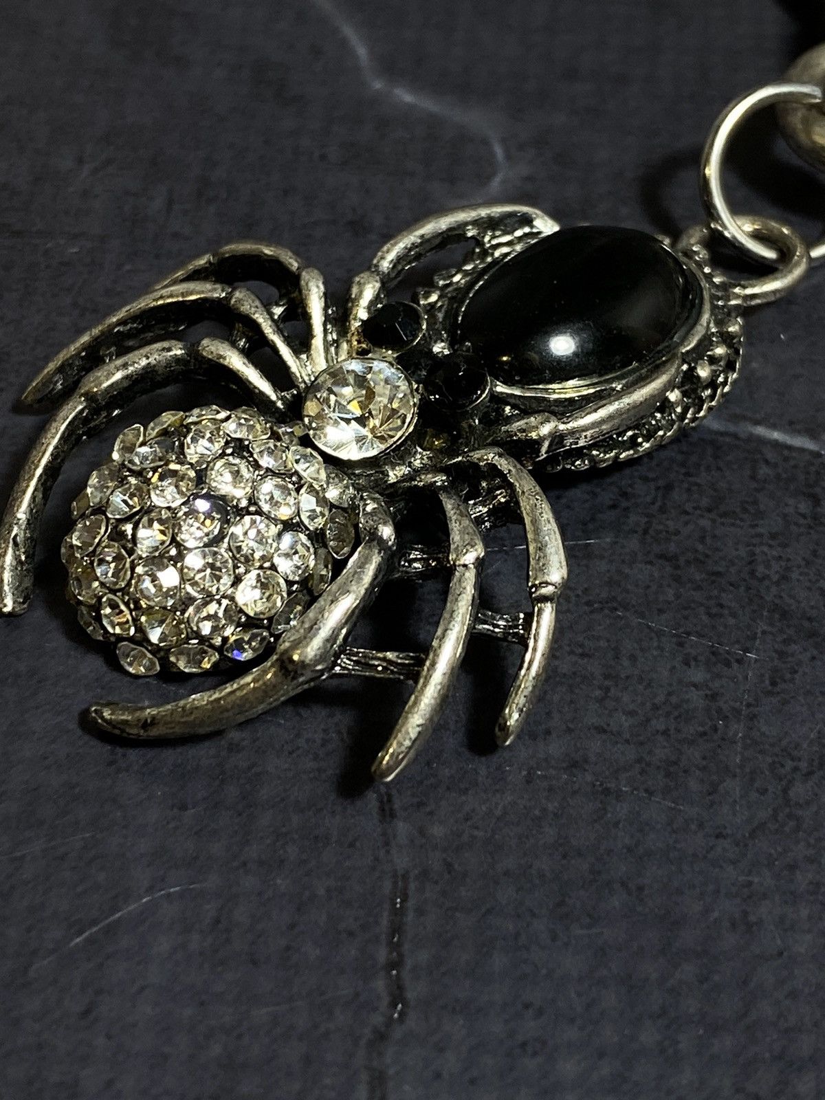 Jewelry Vintage Gothic Spider Pendant Necklace Statement Piece Size ONE SIZE - 4 Thumbnail