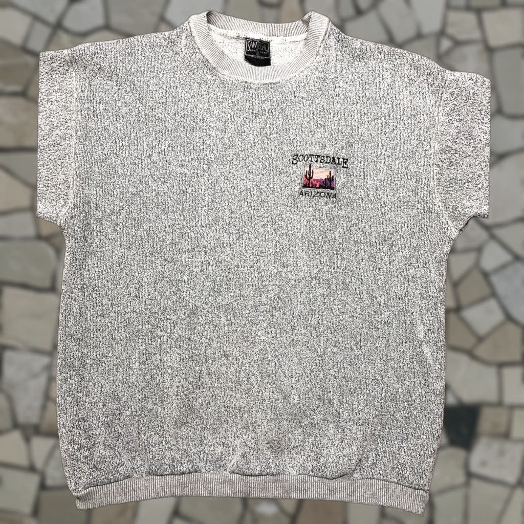 Vintage VINTAGE San Segal Sweatshirt Mens L Gray USA Crew Neck Long Sleeve Pullover Embroidered Logo Heavyweight Limited Edition Cotton Blend Knit Size US L / EU 52-54 / 3 - 1 Thumbnail