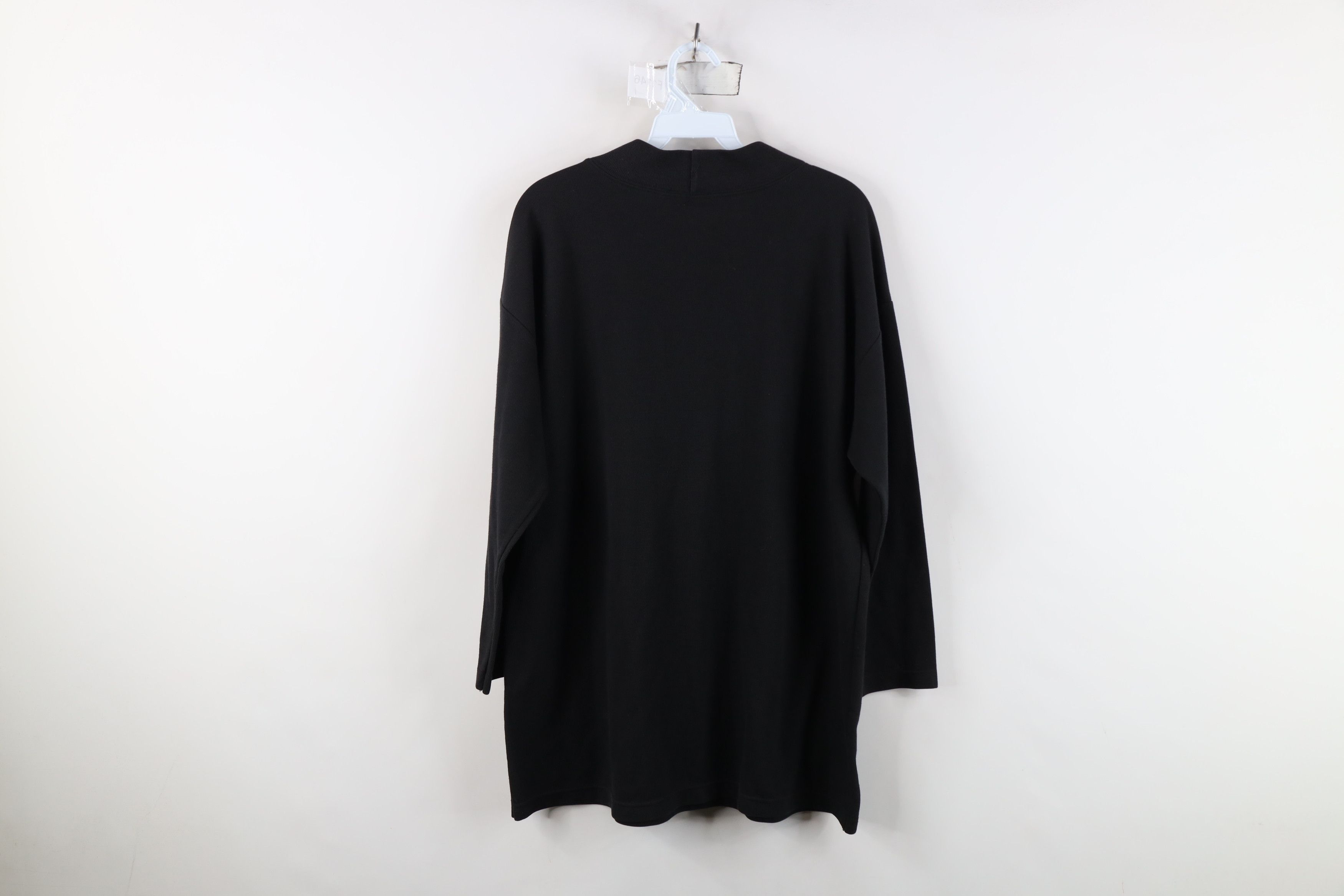 Vintage Vintage 90s Streetwear Ribbed Knit Mock Neck T-Shirt USA Size XL / US 12-14 / IT 48-50 - 10 Thumbnail