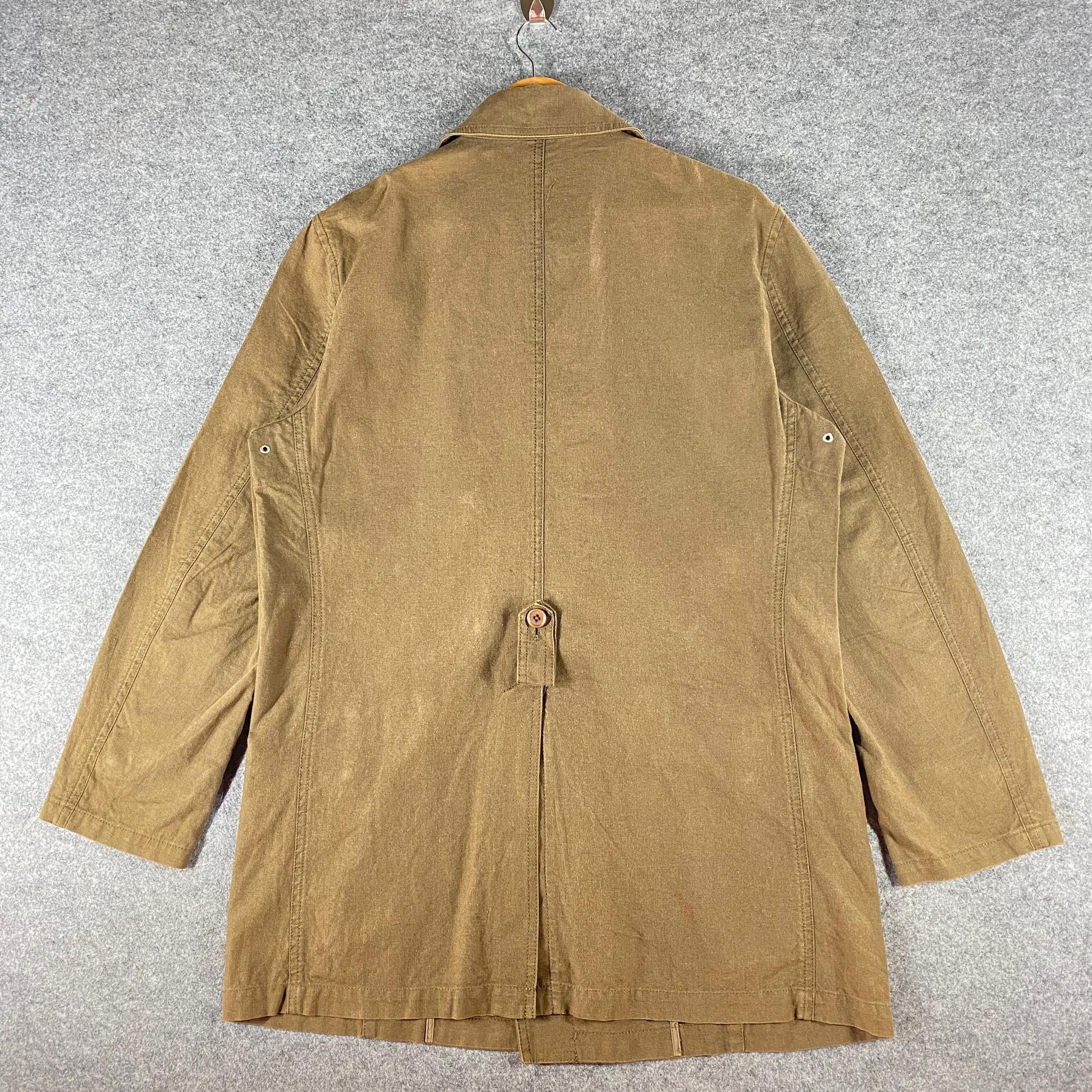 Yohji Yamamoto Vintage 90s Ined Homme by Yohji Yamamoto Parka Jacket Size US L / EU 52-54 / 3 - 4 Thumbnail