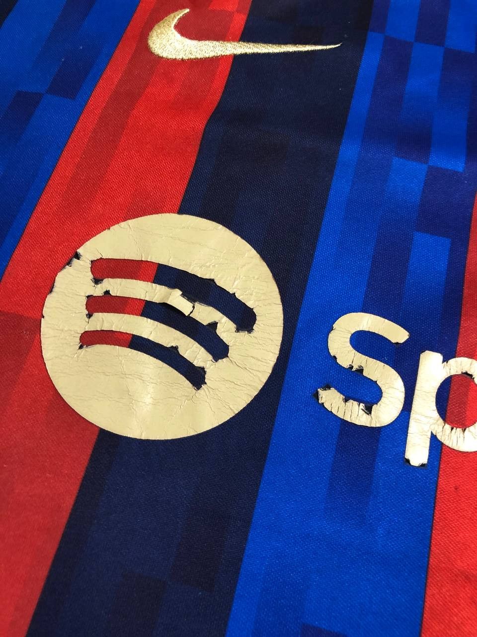 Nike Nike FC Barcelona Spotify Soccer Jersey football tee Size US S / EU 44-46 / 1 - 7 Thumbnail