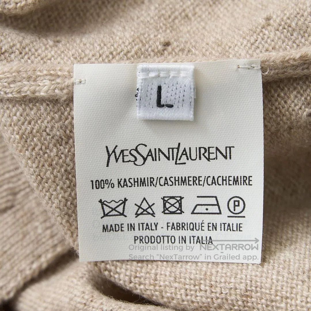 Saint Laurent Paris Saint Laurent Men's Logo Knit Sweater. Size US M / EU 48-50 / 2 - 9 Thumbnail