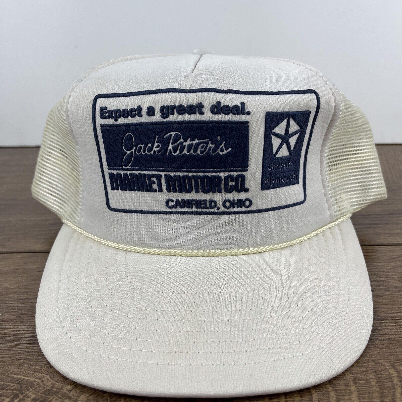 Other Jack Ritters Market Motor Hat White Hat Adjustable Snapback Size ONE SIZE - 6 Thumbnail
