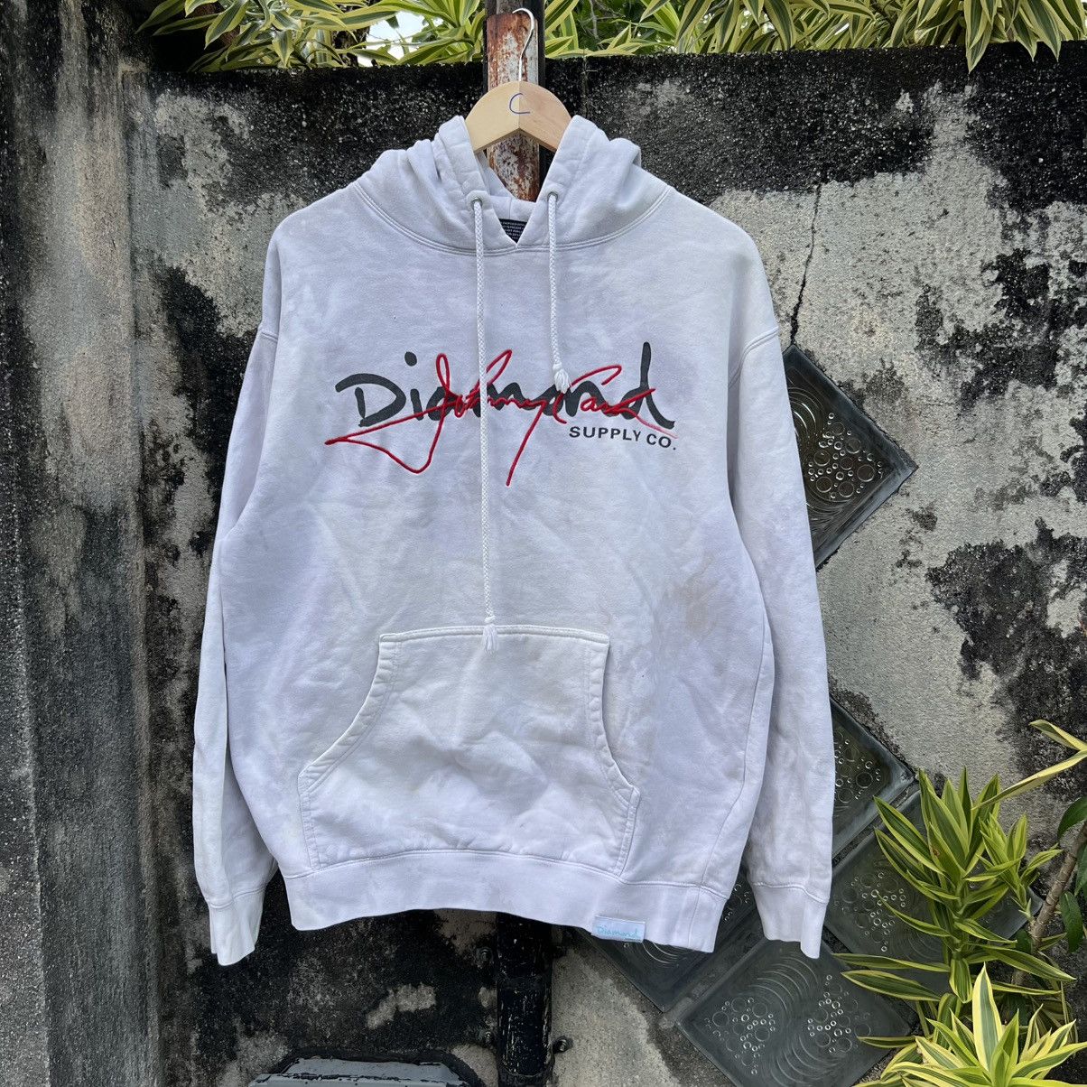 Diamond Supply Co. “RARE” DIAMOND SUPPLY CO. X JOHNNY CASH TRASHED HOODIE Size US M / EU 48-50 / 2 - 2 Thumbnail