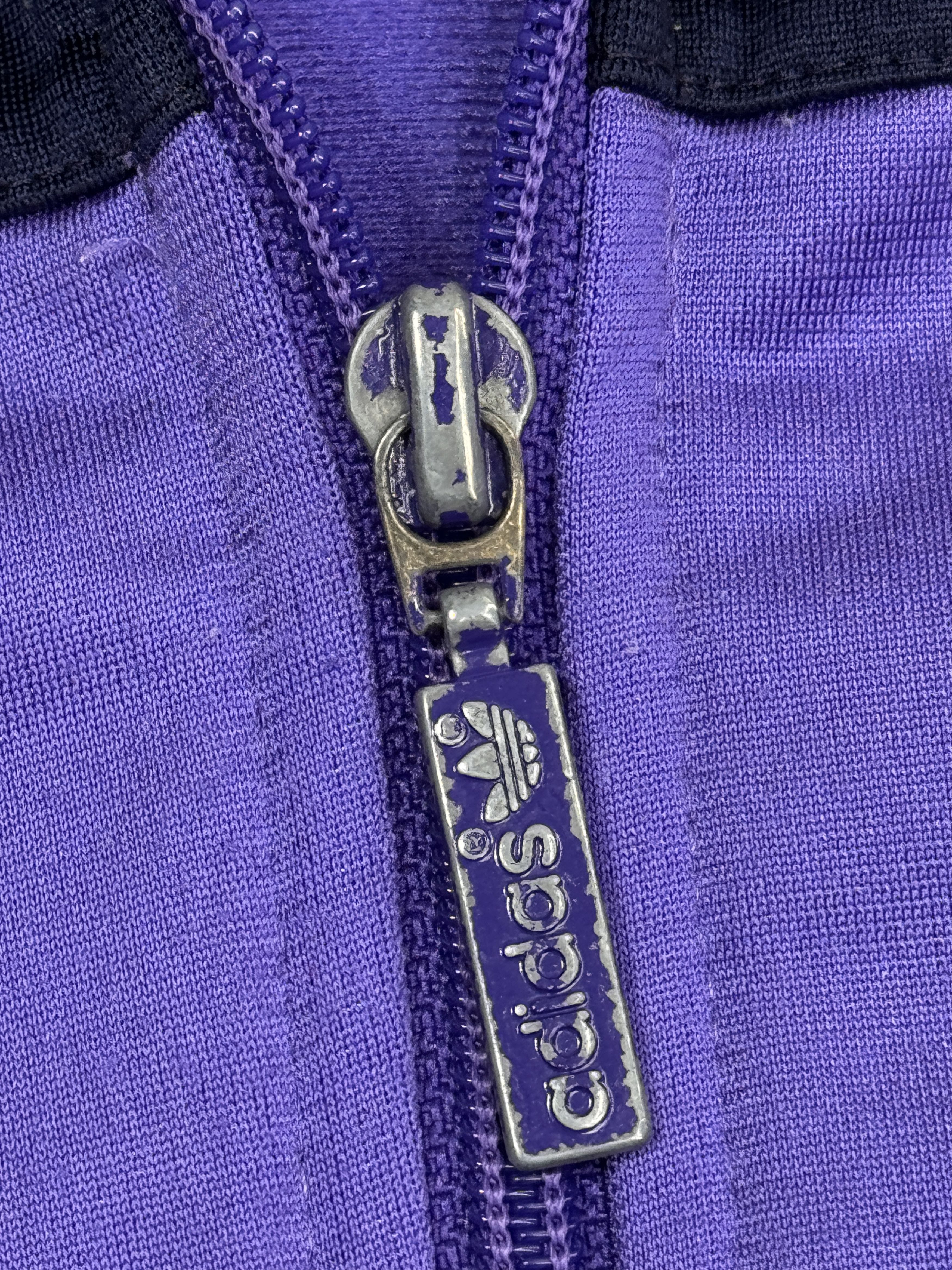 Adidas × Vintage Vintage Adidas Track Jacket Purple & Dark Blue Size US L / EU 52-54 / 3 - 14 Thumbnail