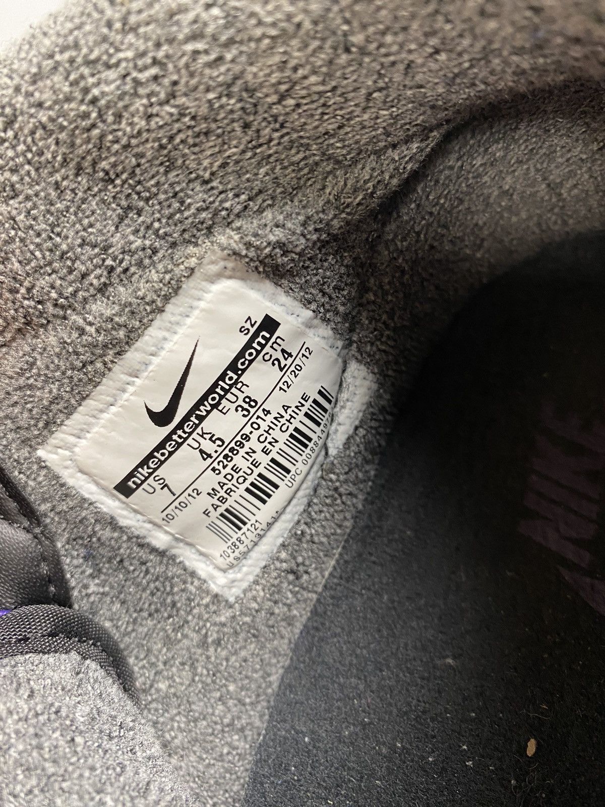 Nike Nike Dunk Sky High Black Court Purple Size US 7.5 / IT 37.5 - 16 Thumbnail