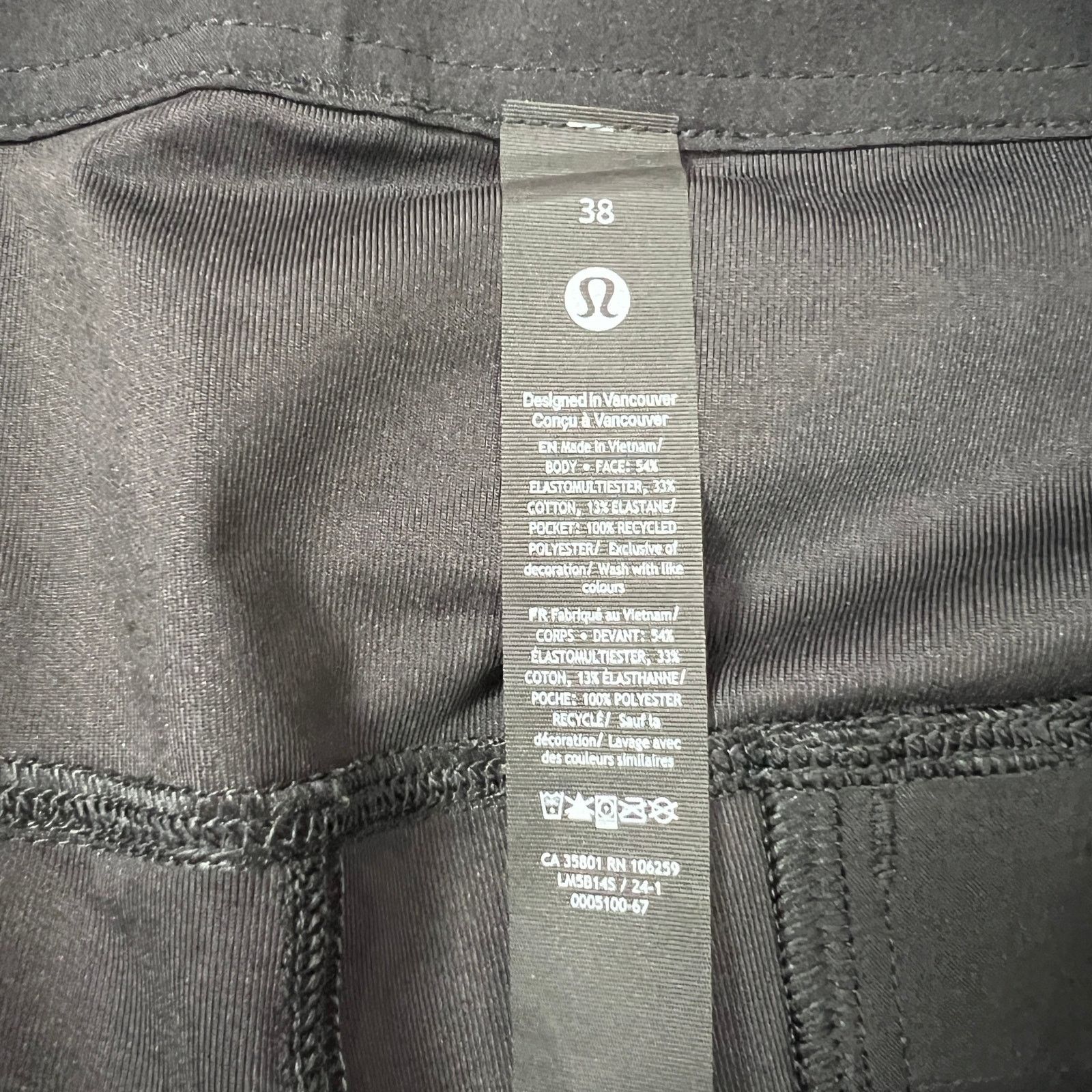 Lululemon Lululemon Utilitech Carpenter Pant Black Straight Leg Sz 38 Size US 38 / EU 54 - 4 Thumbnail