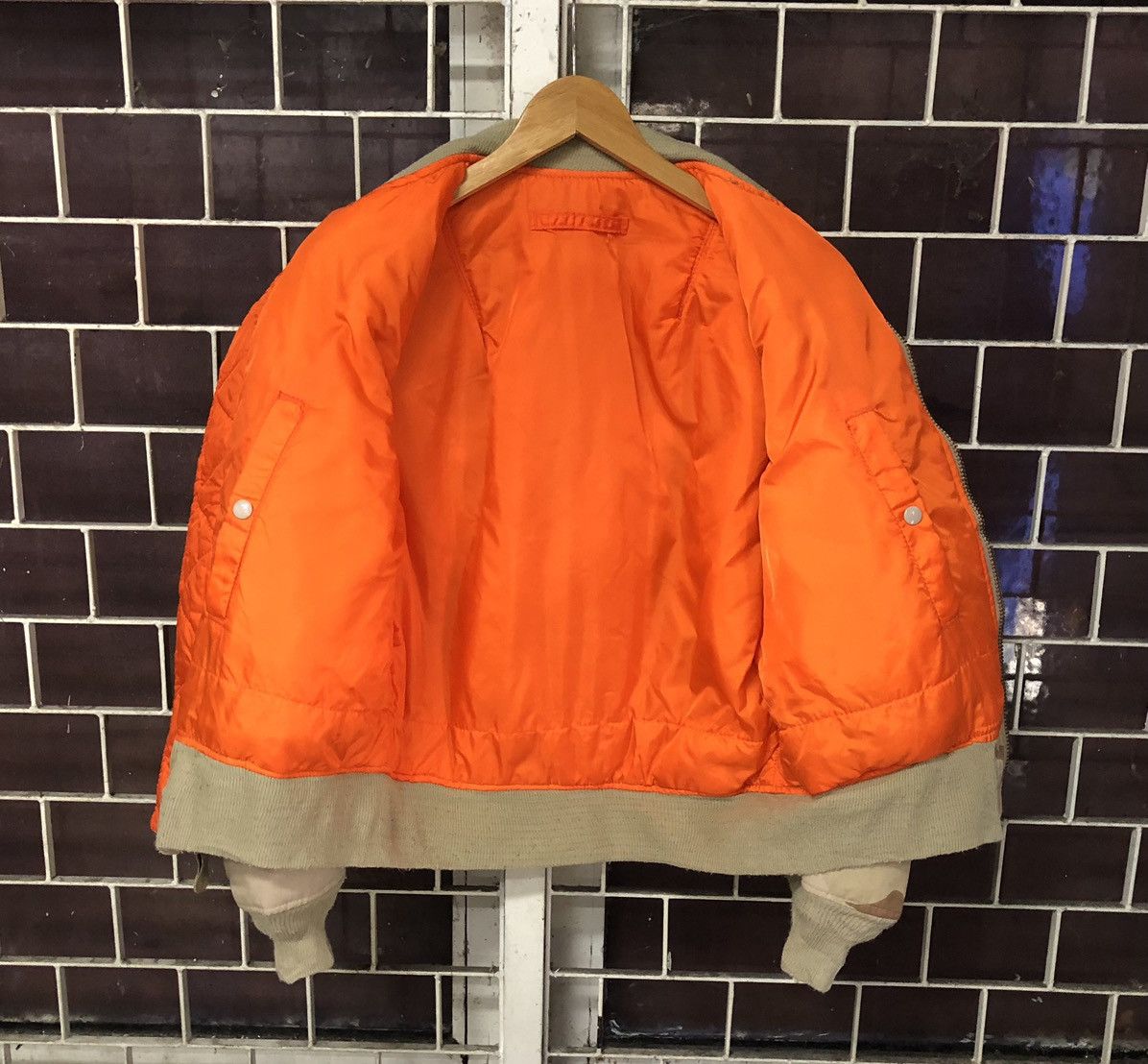 Alpha Industries VTG Alpha Industries Camo MA-1 Flight Bomber Jacket 🇺🇸 Size US S / EU 44-46 / 1 - 11 Thumbnail