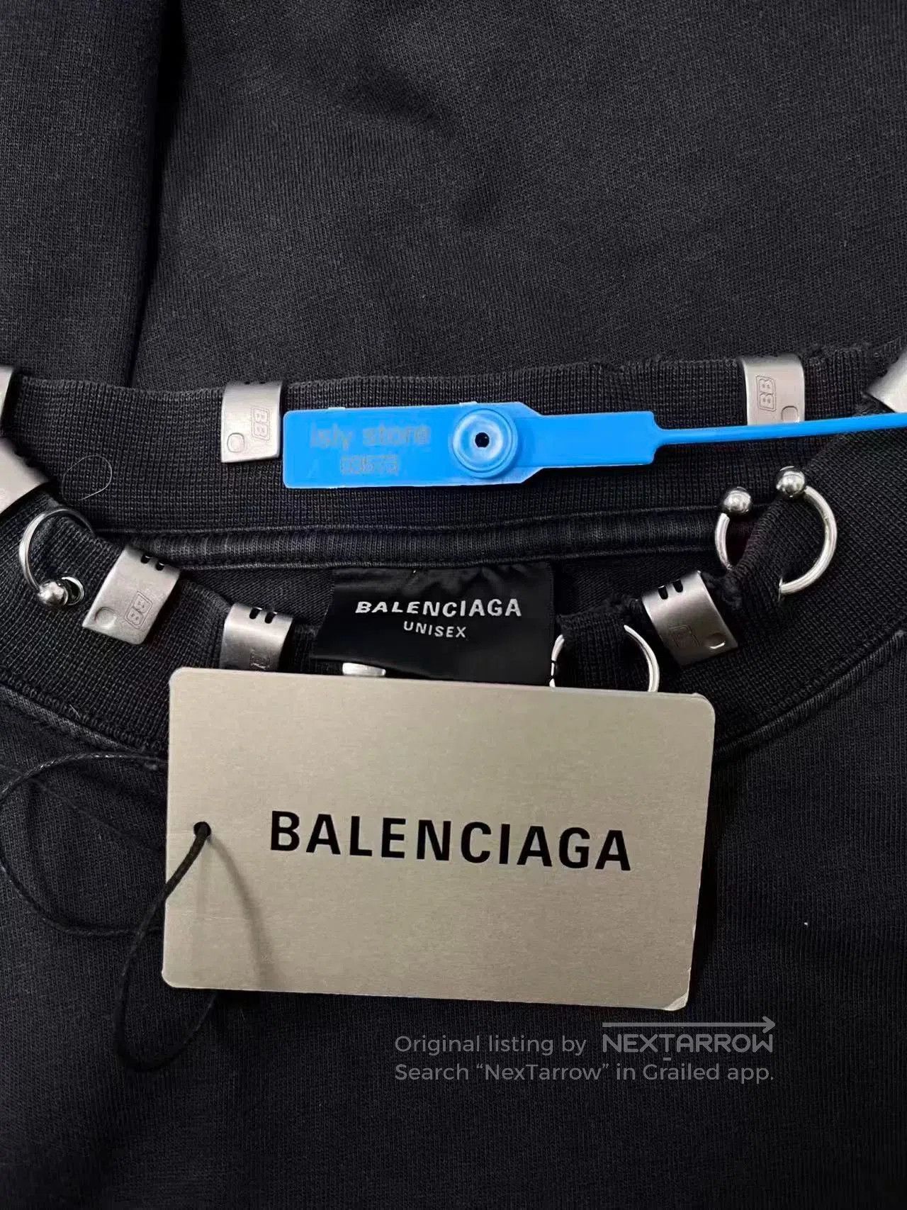 Balenciaga Balenciaga Women's Round Neck Straight T-shirt. Size M / US 6-8 / IT 42-44 - 3 Thumbnail