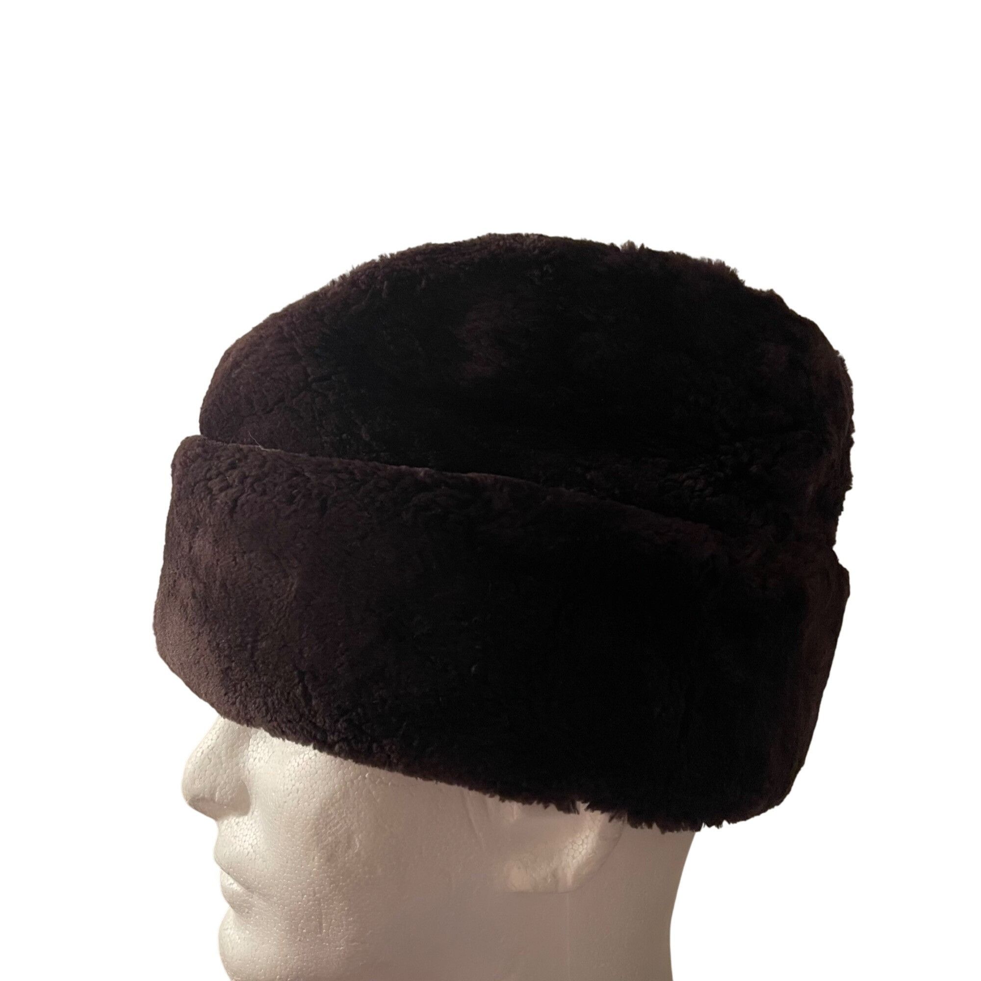 Vintage Vintage Mens Hat Brown Size Medium Sheared Size ONE SIZE - 7 Thumbnail