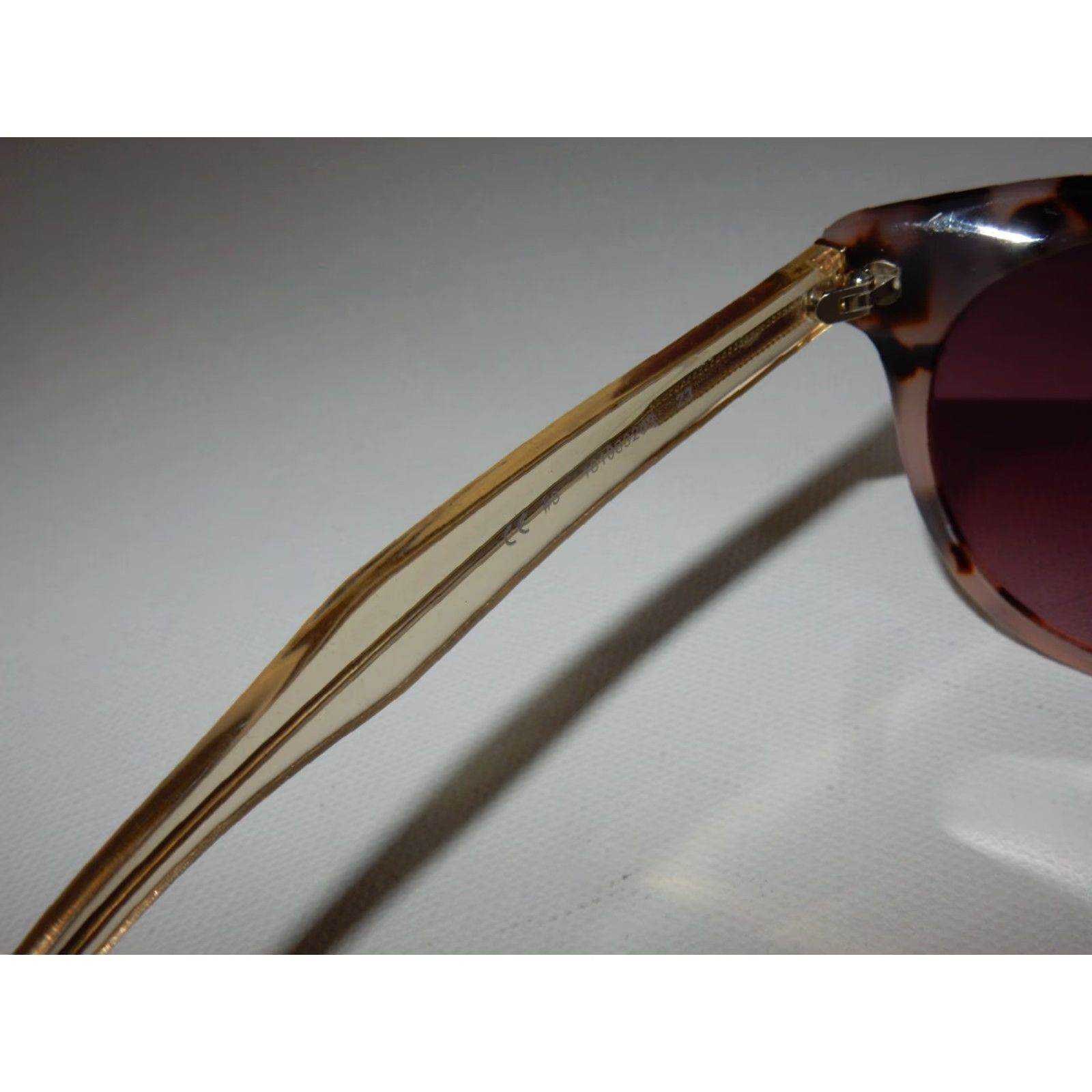 Talbots VINTAGE Talbots Sunglasses Women's Brown 23 Clear Lens Small Scratches Size ONE SIZE - 4 Thumbnail