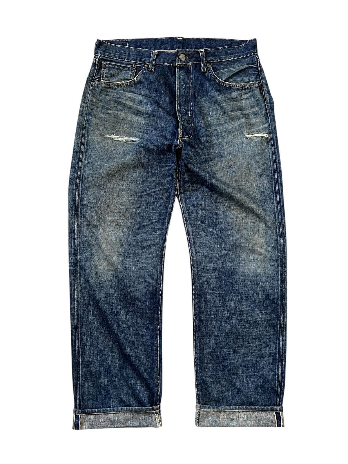 LEVI’S LVC / 501XX 55501 selvedge denim 1955 501® Original Fit Men's Jeans - Medium Wash | Levi's® US