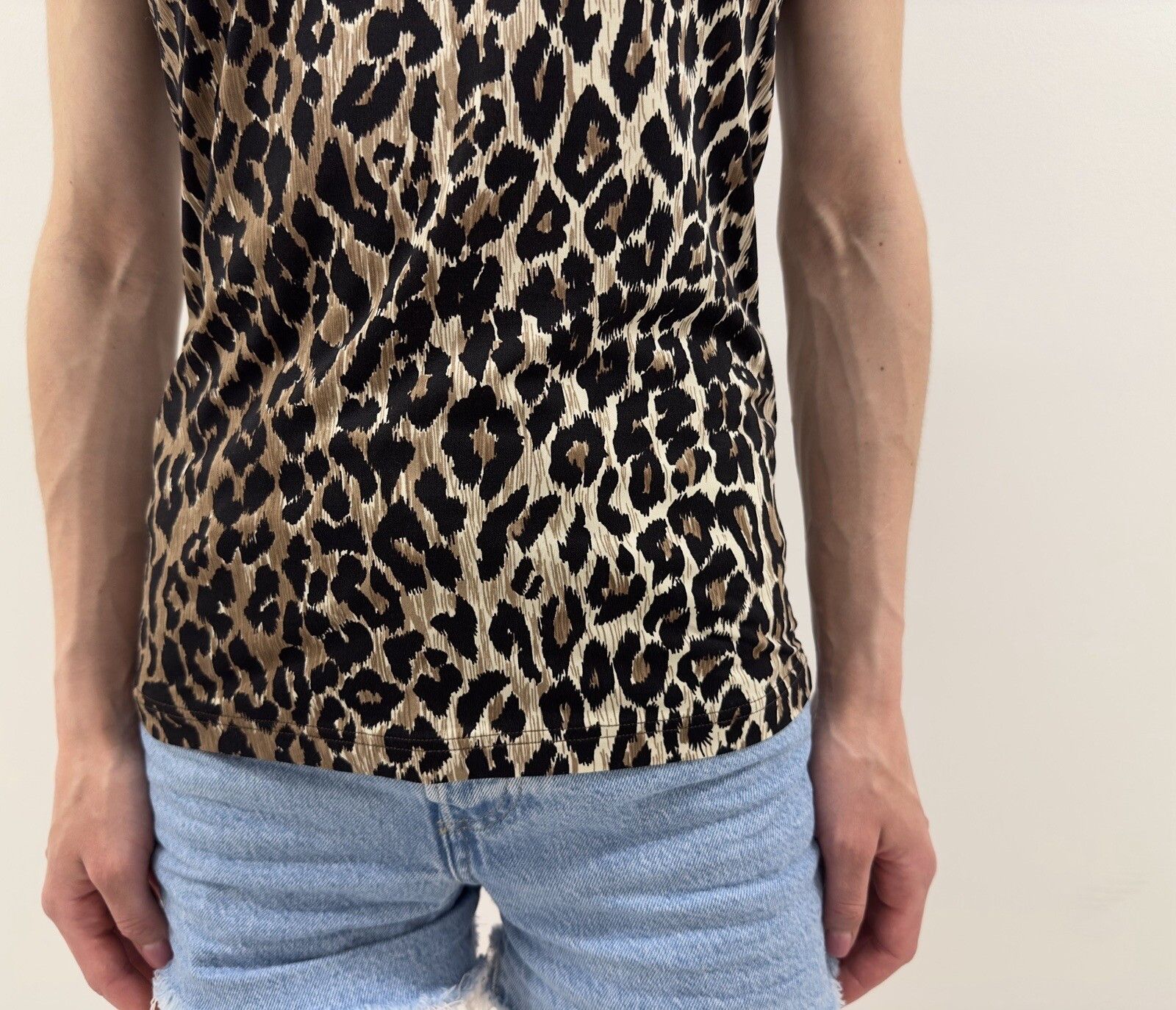 Dolce & Gabbana Dolce&Gabbana Leopard Womens Top T-shirt Size L Size L / US 10 / IT 46 - 3 Thumbnail