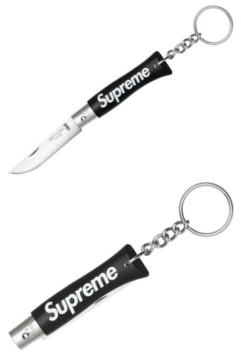 Supreme Supreme®/ Opinel™ Knife Keychain in Black Size ONE SIZE - 2 Thumbnail