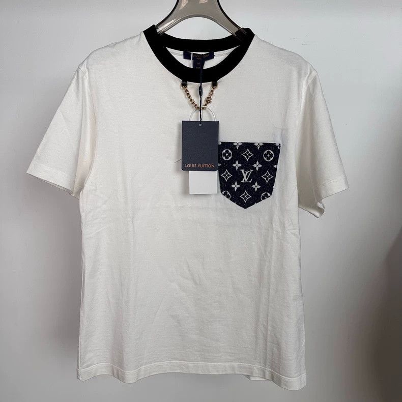 Louis Vuitton Louis Vuitton White Pocket Full Print Short Sleeve Size US M / EU 48-50 / 2 - 1 Thumbnail