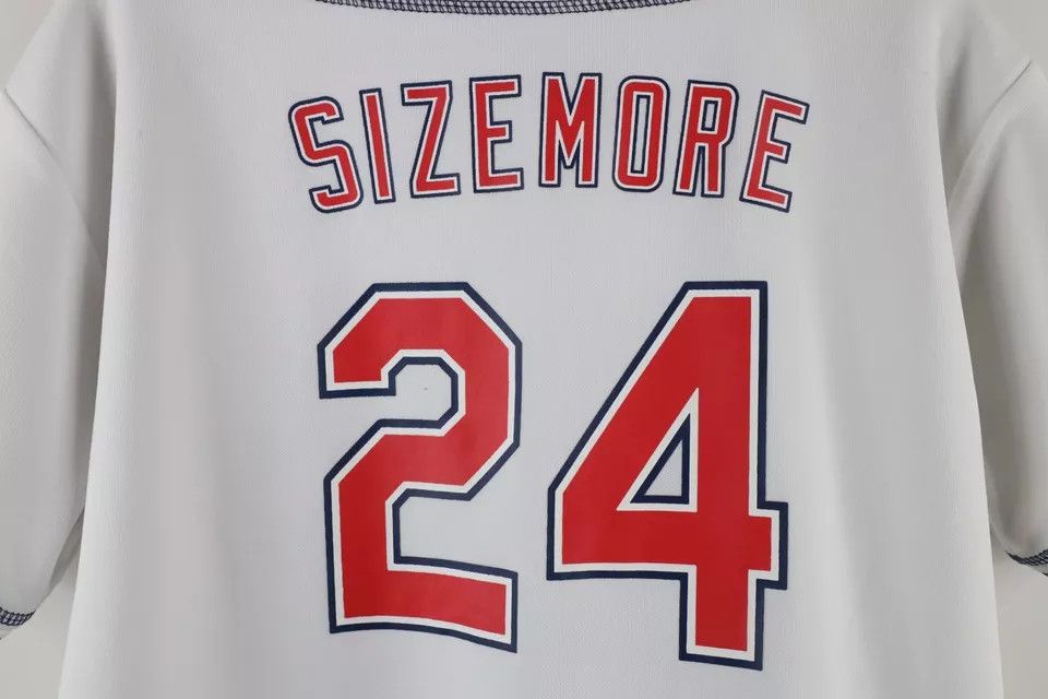 Vintage Vintage Reversible Sizemore Cleveland Indians Jersey Size US S / EU 44-46 / 1 - 10 Thumbnail