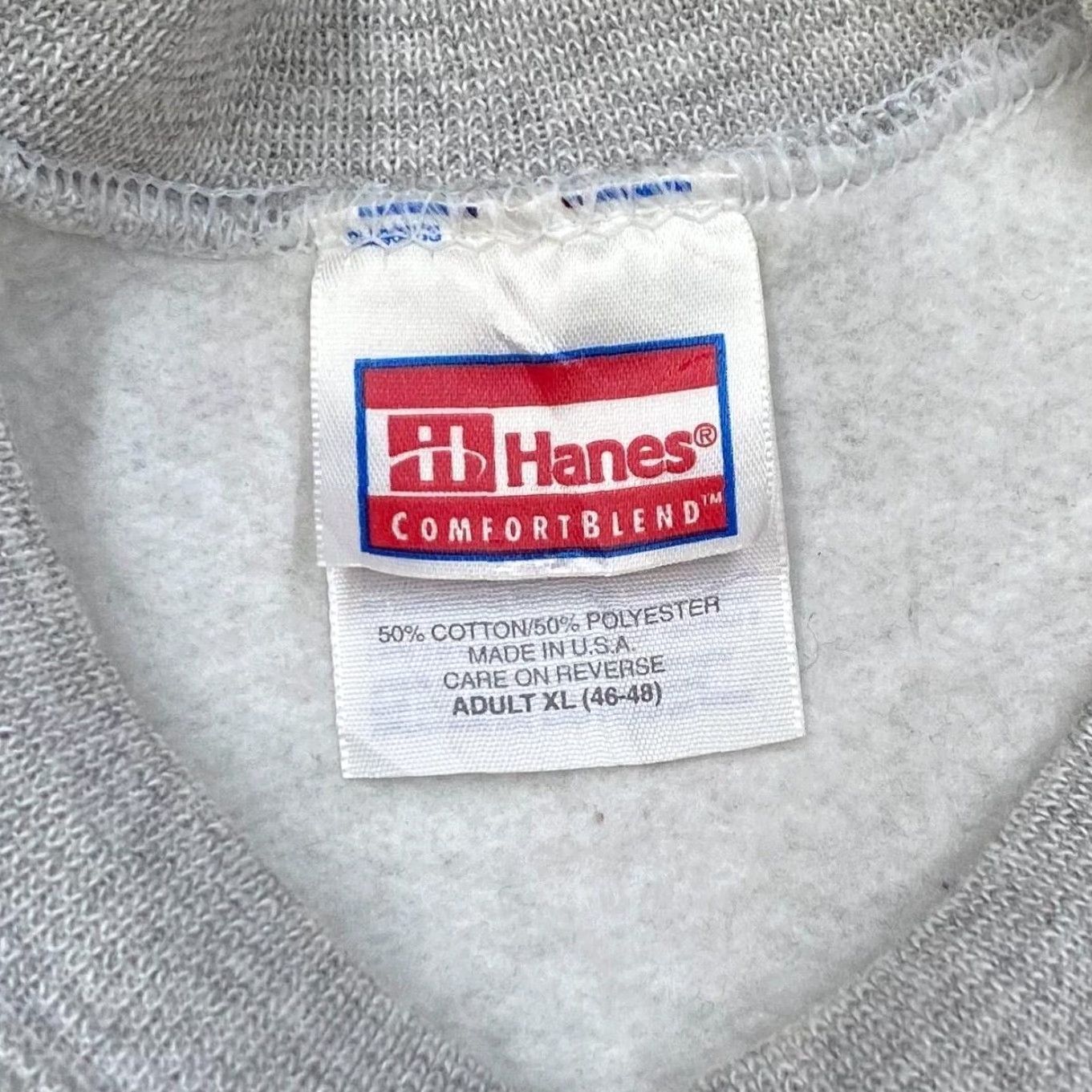 Hanes Vintage Hanes LAUREL BAY Souvenir Graphic Crewneck Sweatshirt Large XL Mens Grey Crewneck Graphic Spellout Front 1998 90s AZ237 Size US L / EU 52-54 / 3 - 3 Thumbnail