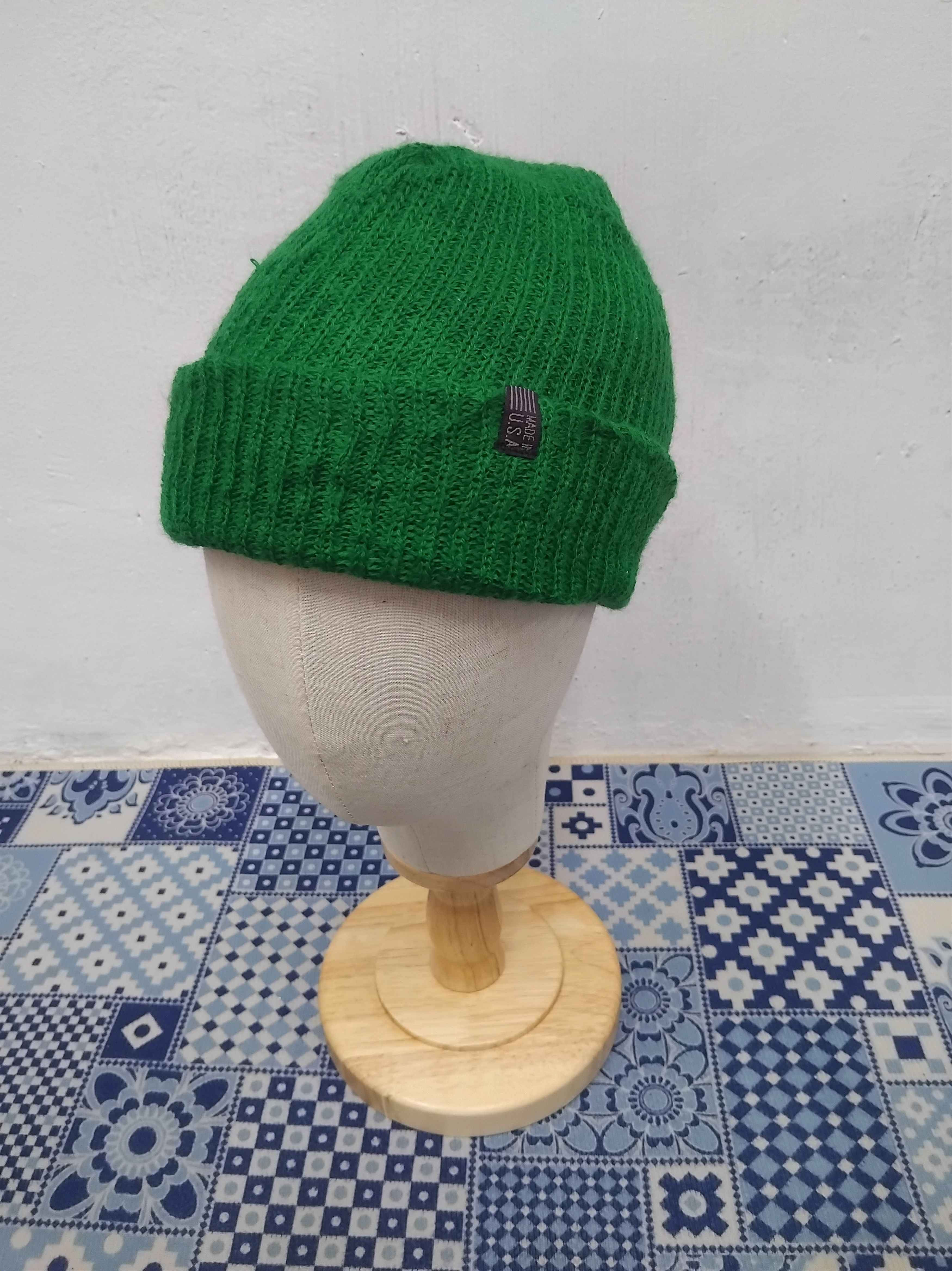 Beams Plus 💥Beams green colour Beanie Size ONE SIZE - 1 Thumbnail