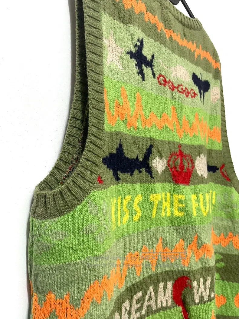Walter Van Beirendonck Walter Van Beirendonck W&LT early sweater vest Size US XL / EU 56 / 4 - 7 Thumbnail