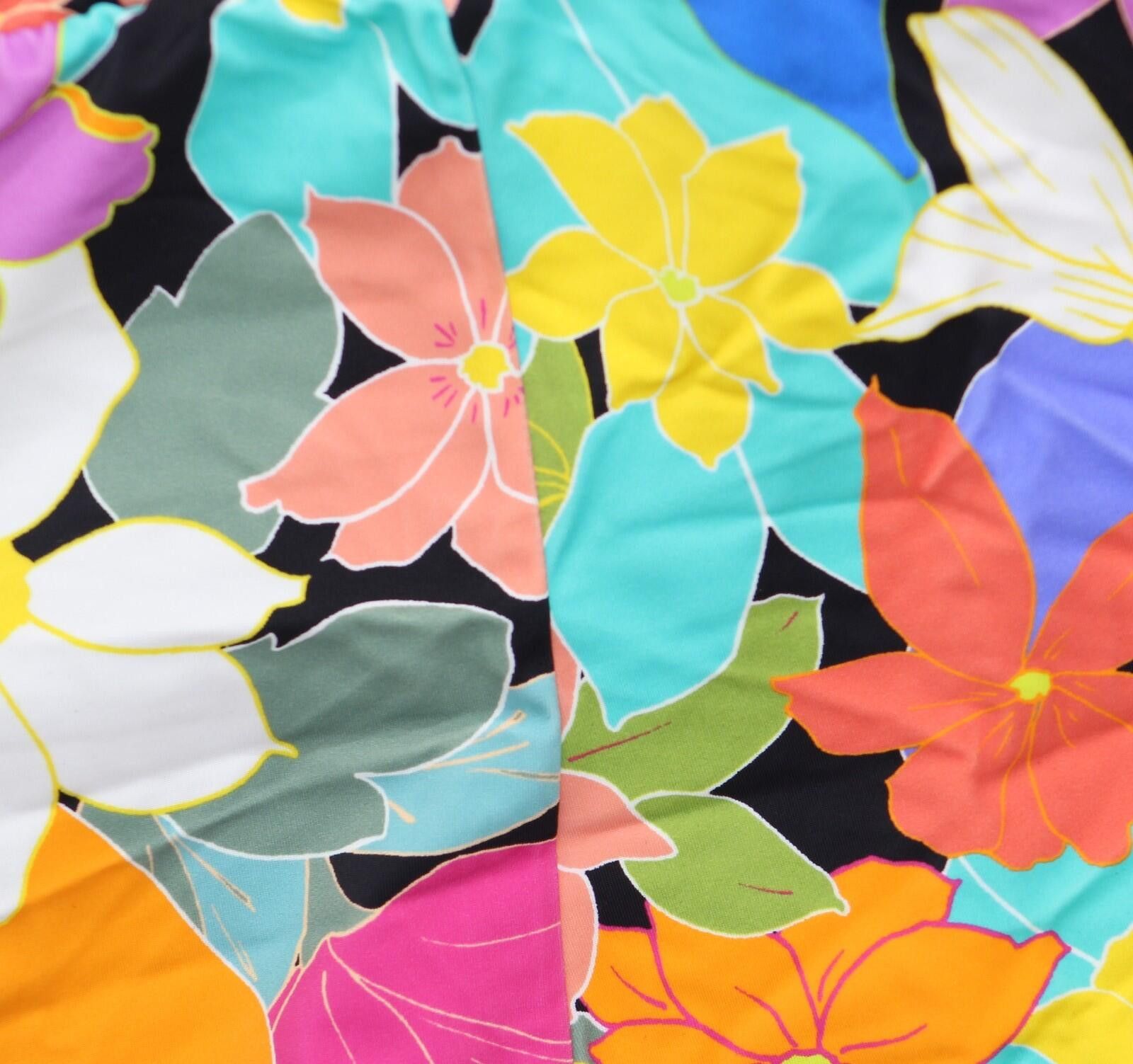 Other Nwt Swim Solutions Piece Swimsuit Floral Frenzy Blue 24w Size ONE SIZE - 7 Thumbnail