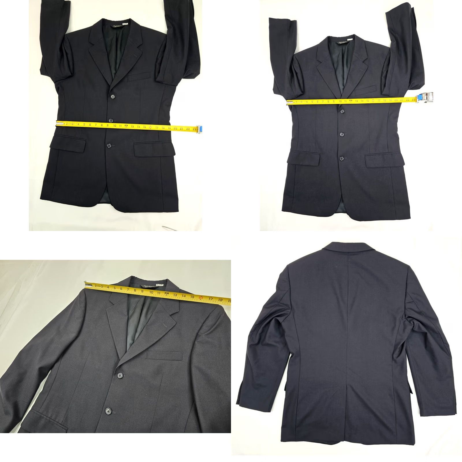Jos. A. Bank Jos. A. Bank Blazer Shirt? 100% Wool Black Three-Button Notch Lapel Regular Fit Men 39R Jacket Size 40R - 8 Thumbnail