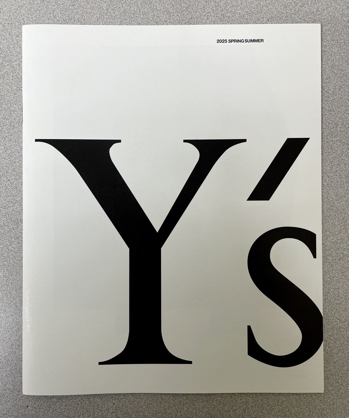 Y's × Yohji Yamamoto Ys Yohji Yamamoto 2025 spring/summer look catalog Size ONE SIZE - 1 Preview