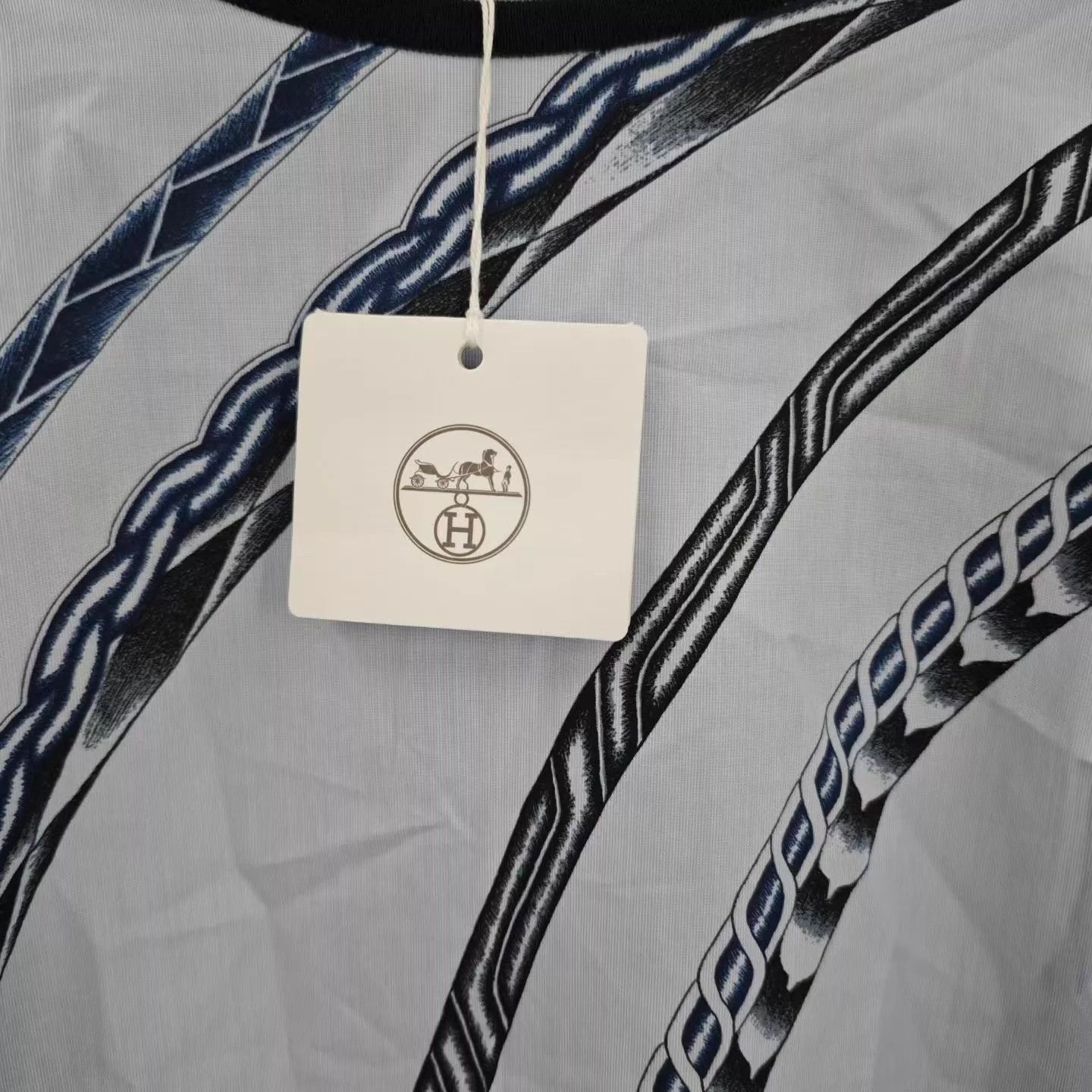Hermes Hermes blue rope pattern paneled vest size 34 Size XS / US 0-2 / IT 36-38 - 3 Thumbnail