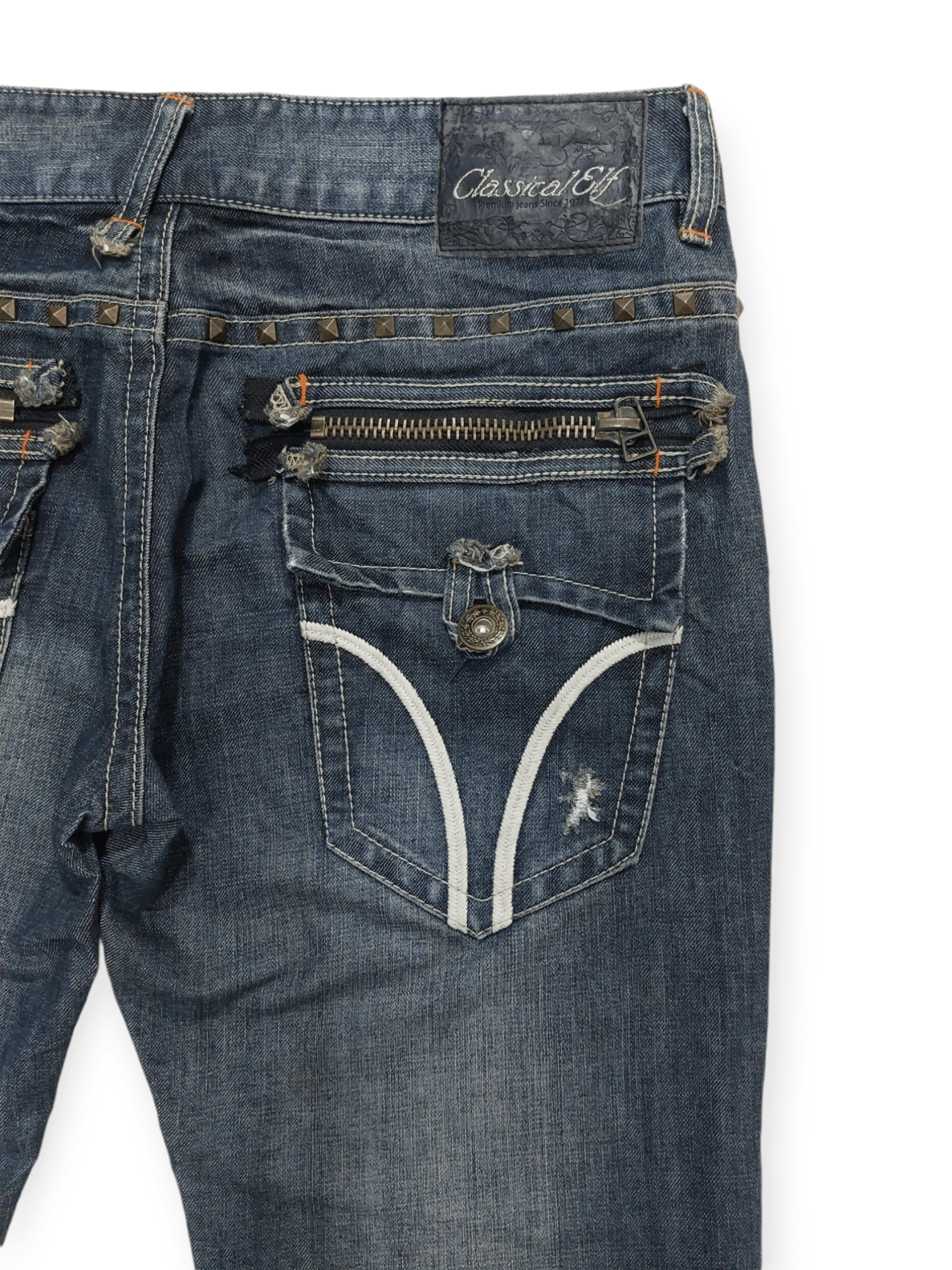 If Six Was Nine × Vintage Vintage Classical Elf 1974 Rare Design Jeans Size US 32 / EU 48 - 15 Thumbnail