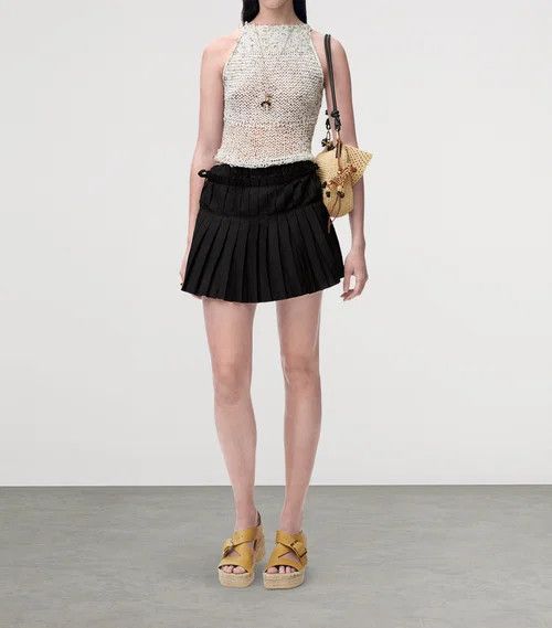 Loewe o1w1db10426 Shorts in Black Size 27" / US 4 / IT 40 - 4 Thumbnail
