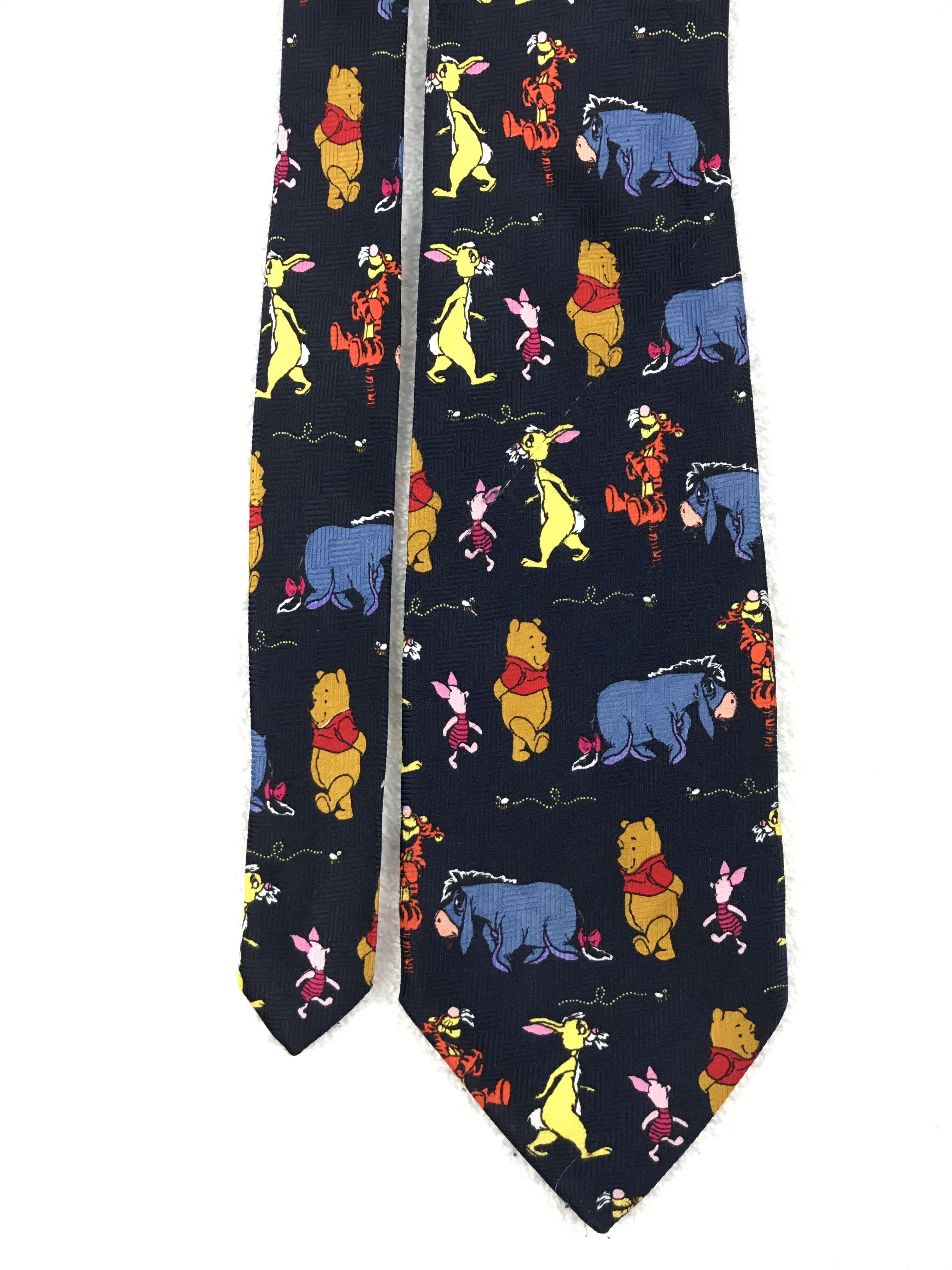 Designer × Vintage Vintage Pooh 100% Polyester Necktie Size ONE SIZE - 3 Thumbnail