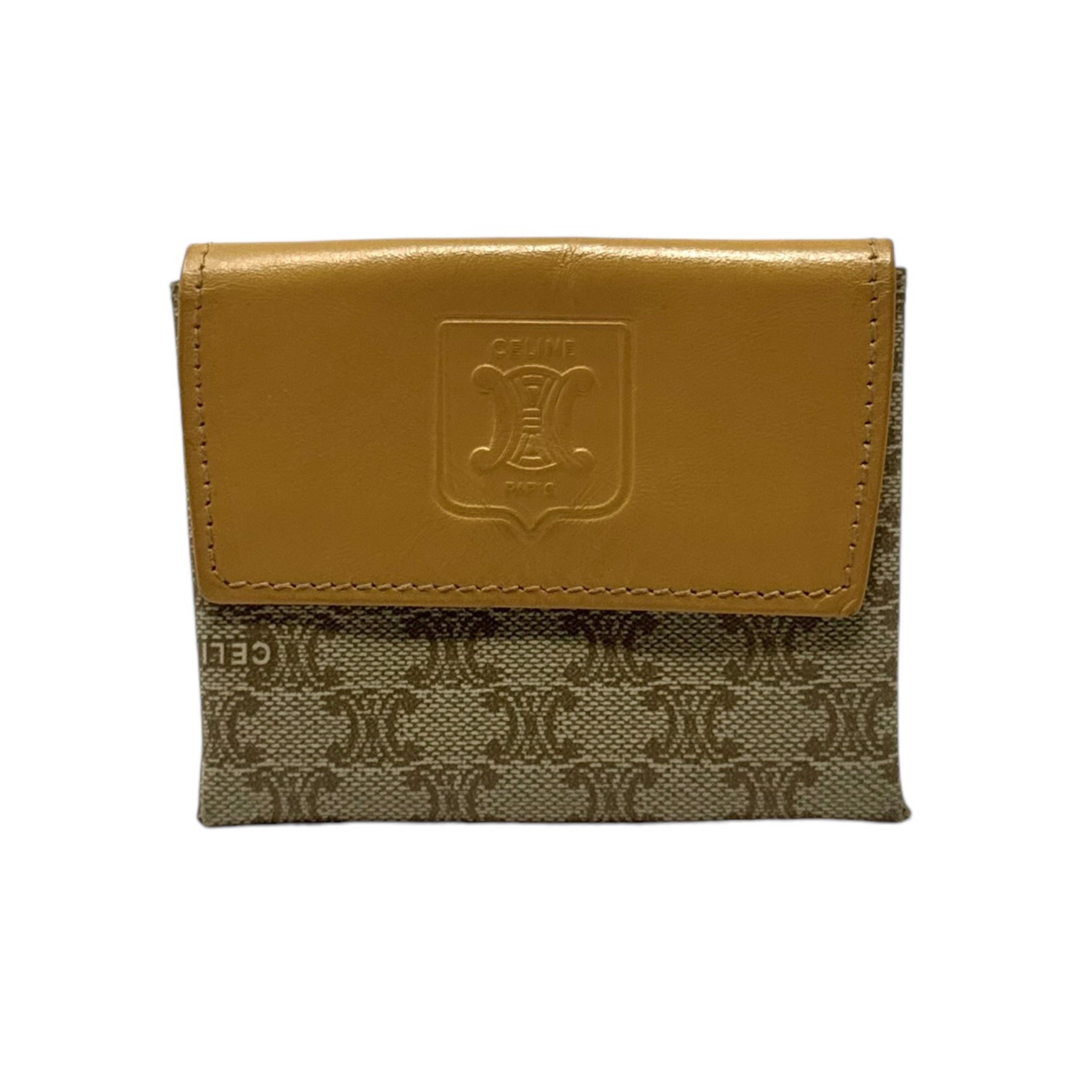 Celine Celine Macadam Leather Coin Pouch Size ONE SIZE - 1 Thumbnail