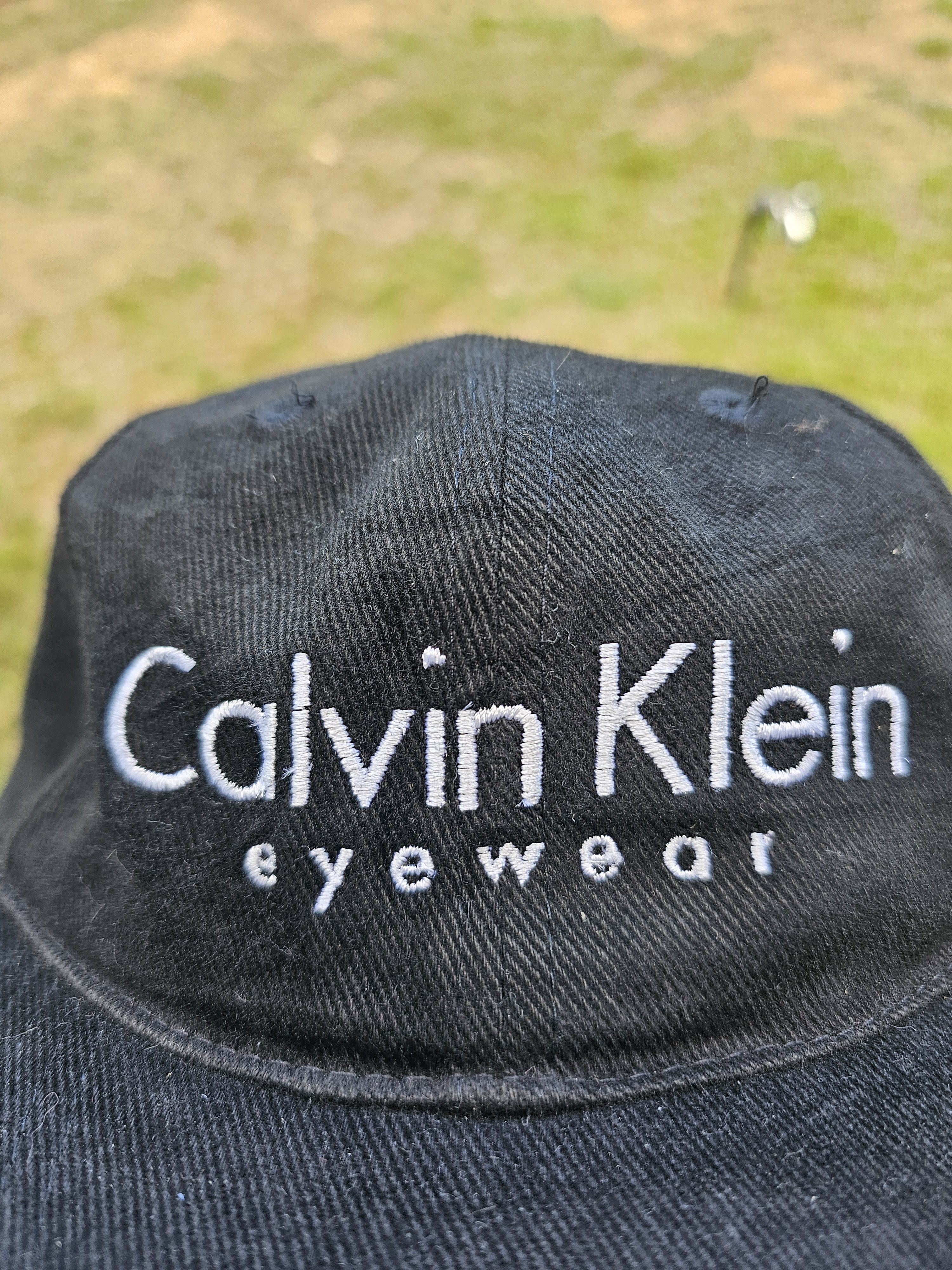 Calvin Klein Vintage 90s Strapback Baseball Cap CK Calvin Klein Eyewear Size ONE SIZE - 2 Thumbnail