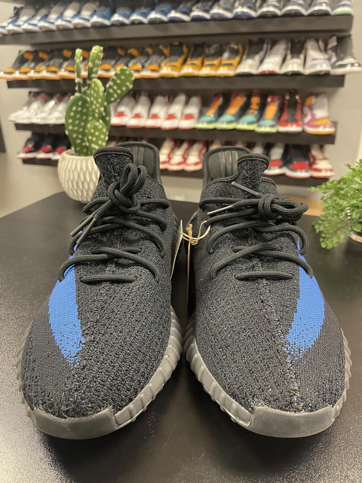 Adidas Size 14 - adidas Yeezy Boost 350 V2 Dazzling Blue Black Size US 14 / EU 47 - 2 Thumbnail