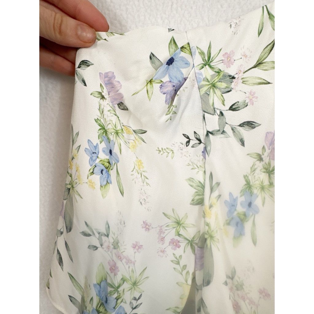 The Kooples NWT The Kooples Floral Shirred Puff-Sleeve Mini Dress XS Size XS / US 0-2 / IT 36-38 - 8 Thumbnail