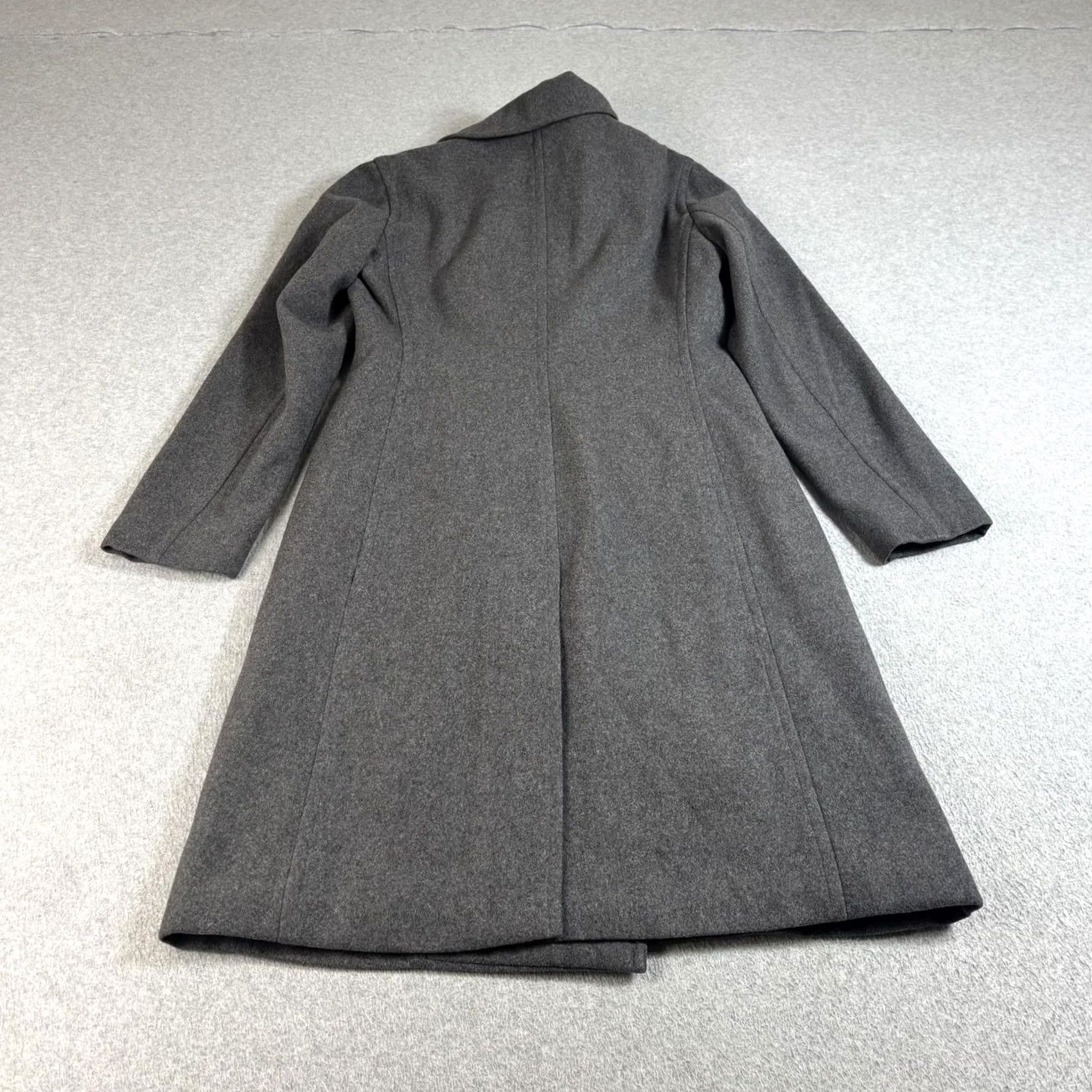 Ralph Lauren Ralph Lauren Wool Coat XS Gray Long Double Breasted Heritage Academia Size XS / US 0-2 / IT 36-38 - 2 Thumbnail