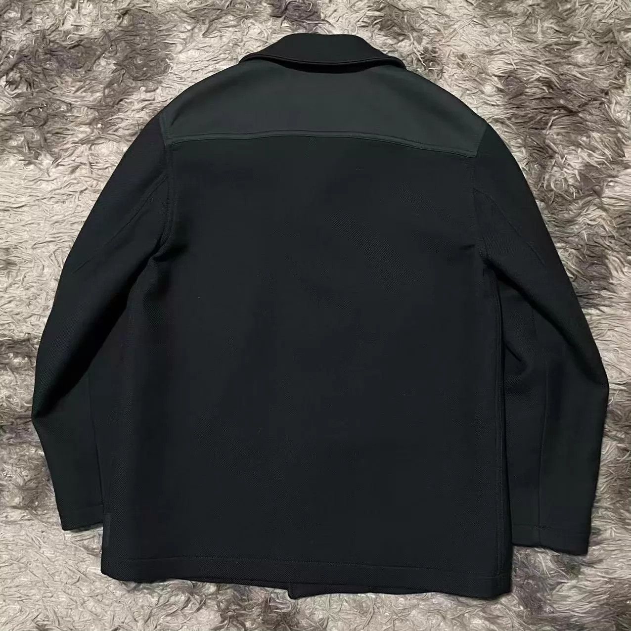 Burberry Burberry Wool & Silk Overcoat 48 (New) Size US M / EU 48-50 / 2 - 2 Thumbnail