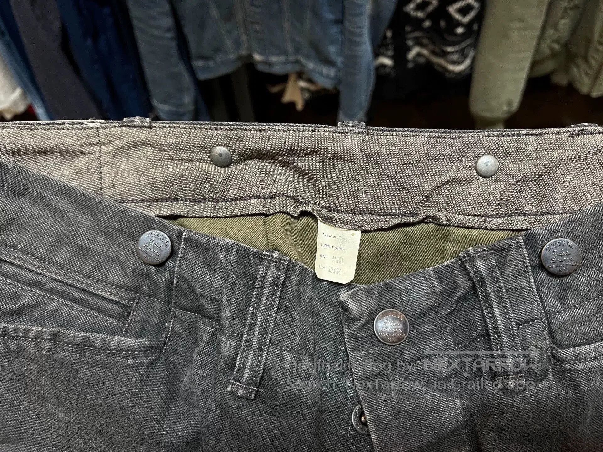 RRL Ralph Lauren rare rrl thick canvas work pants. Size US 33 - 3 Thumbnail
