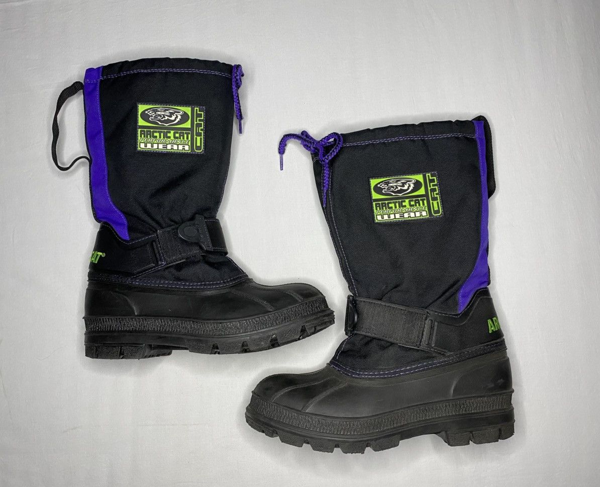 Other Women’s Vintage Arctic Cat Snow Boots Neon Kamik Size US 7 / IT 37 - 1 Thumbnail