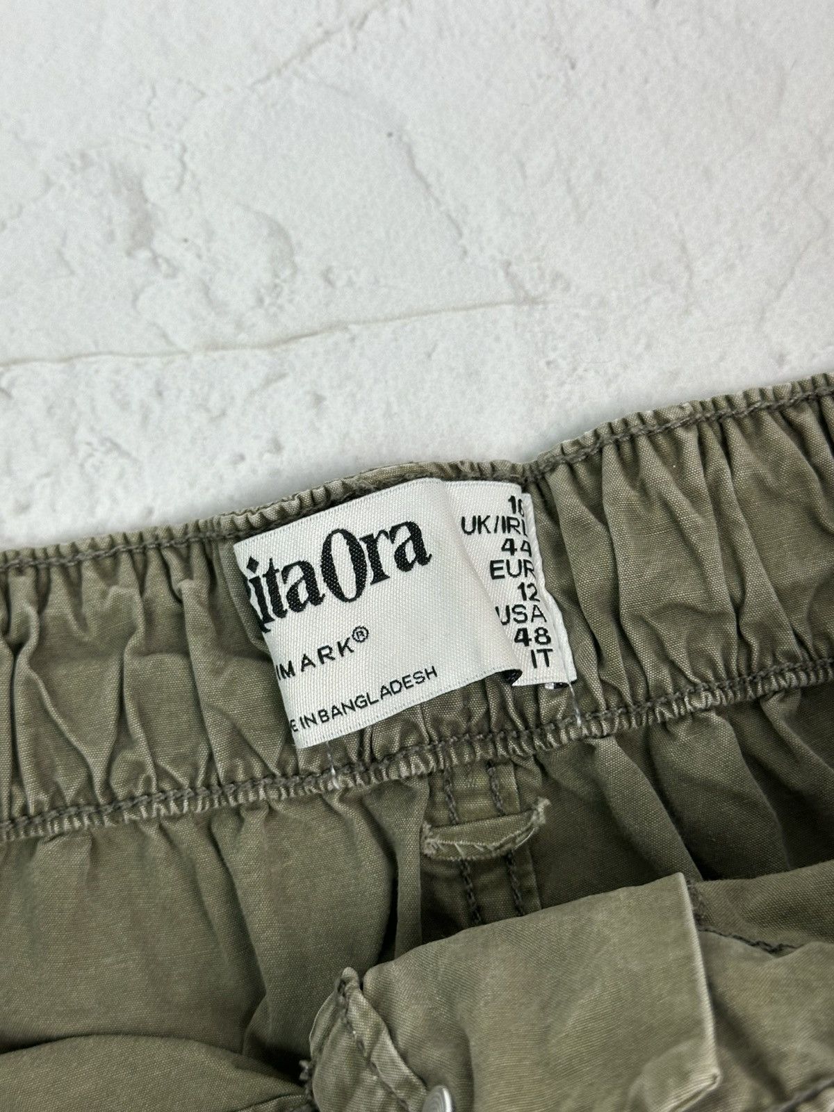 Beauty Beast × If Six Was Nine × Vintage Vintage Cargo Khaki Washed Shorts Size 34" / US 12 / IT 48 - 4 Thumbnail