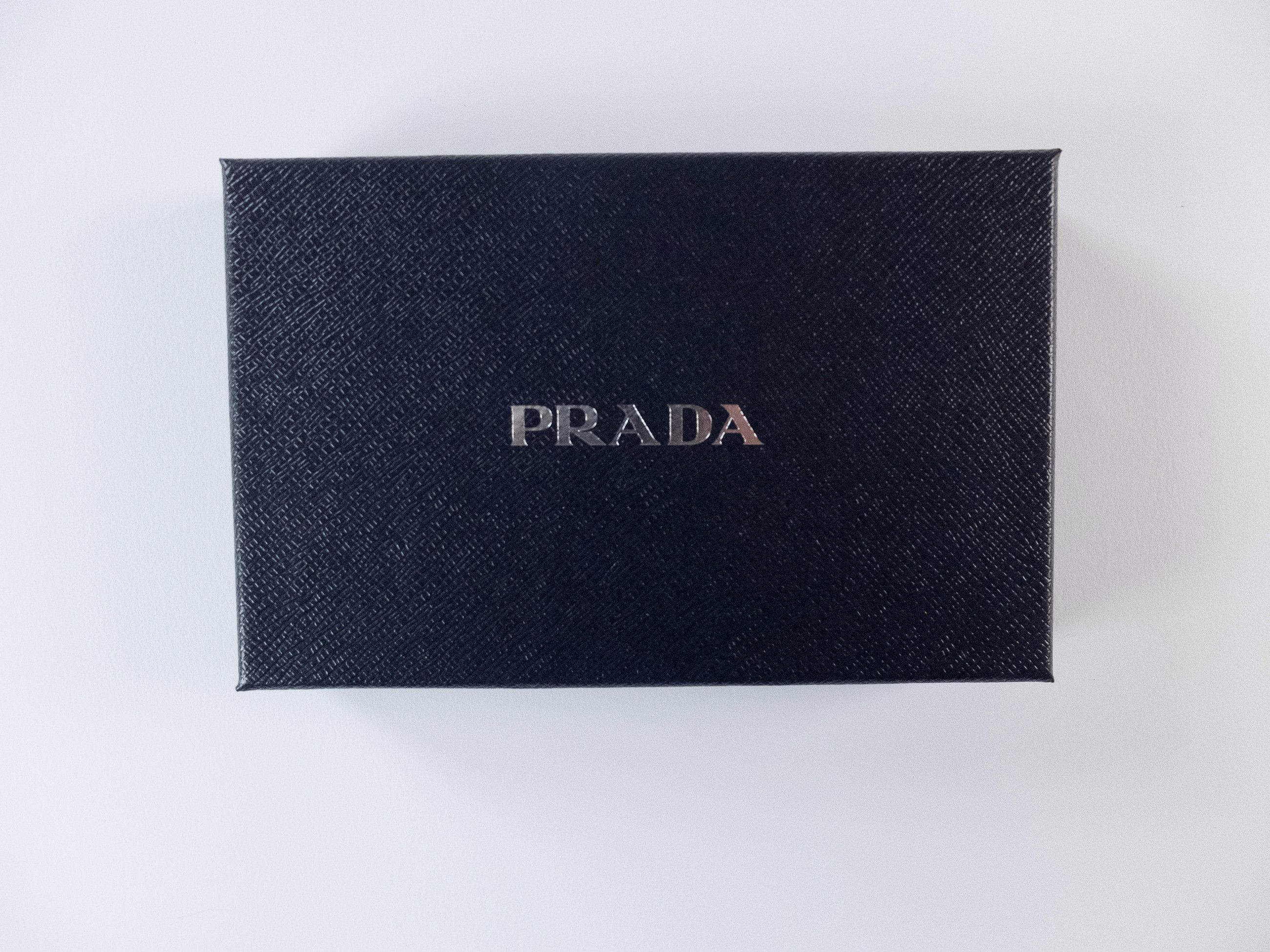 Prada PRADA logo plaque black leather continental flap wallet Size ONE SIZE - 9 Thumbnail