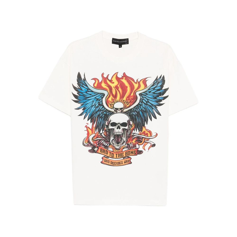 Who Decides War Who Decides War WHITE T-Shirts & Vests - T-Shirts Size US L / EU 52-54 / 3 - 1 Thumbnail